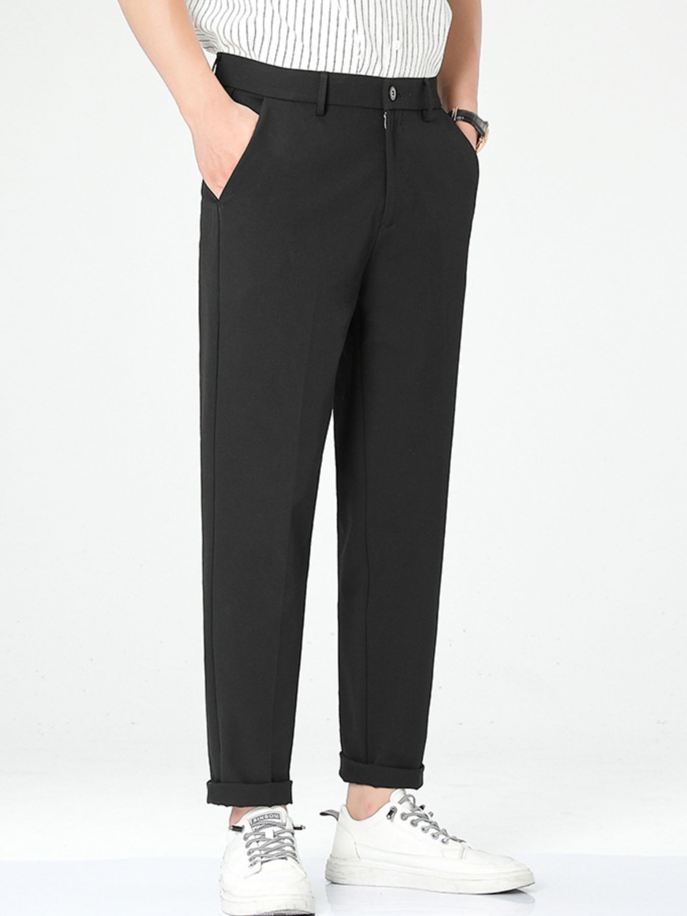 Men's Loose Fit Straight Leg Pants