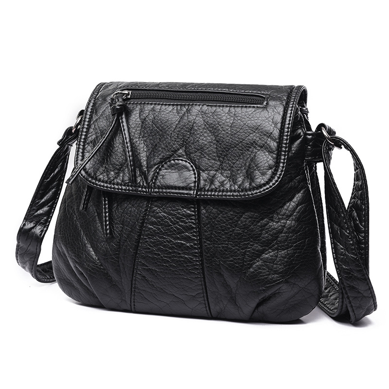 Leather Adjustable Strap Crossbody Bag