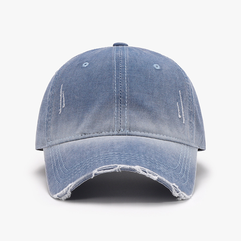 Distressed Washed Adjustable Baseball Cap 1