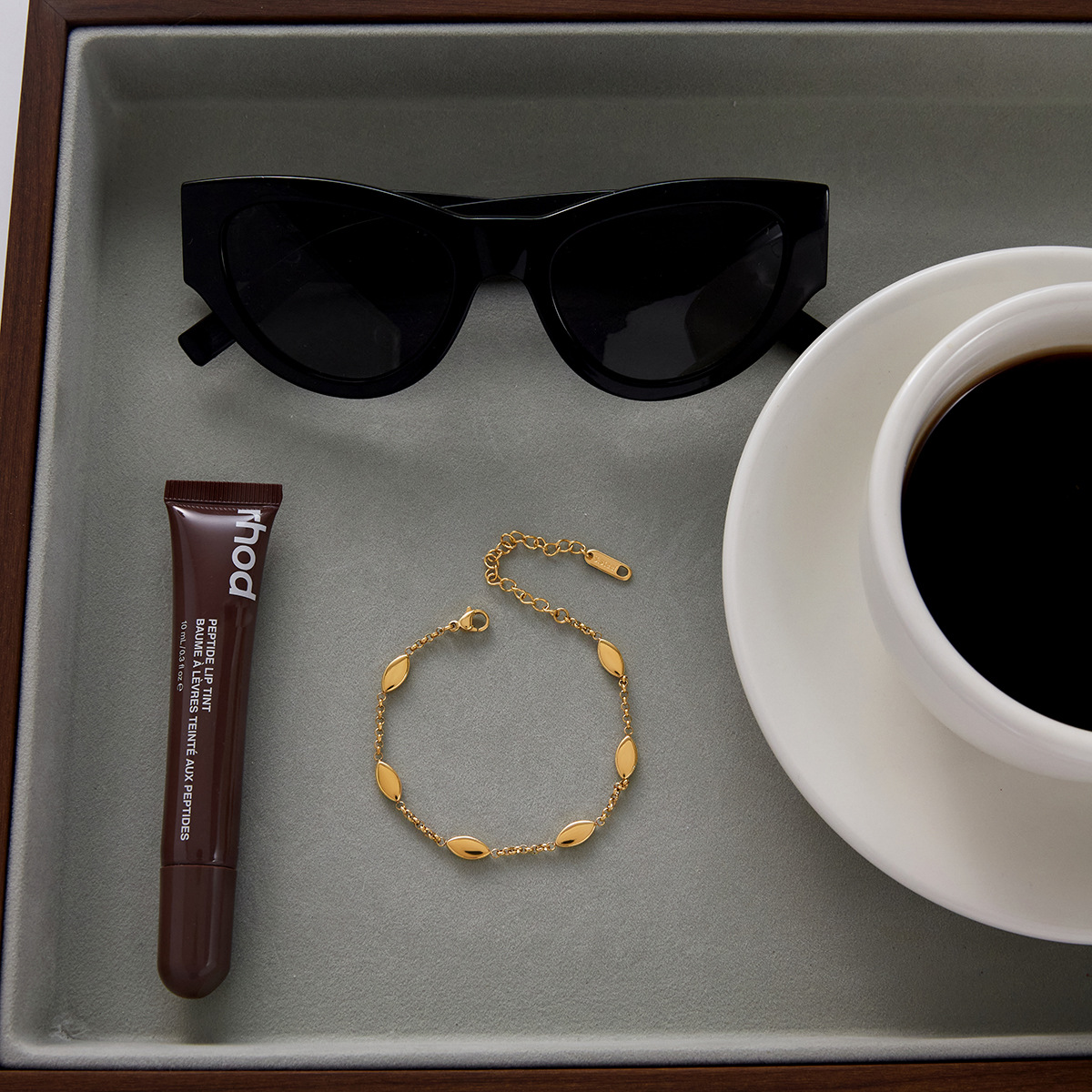 18K Gold-Plated Chain Link Bracelet