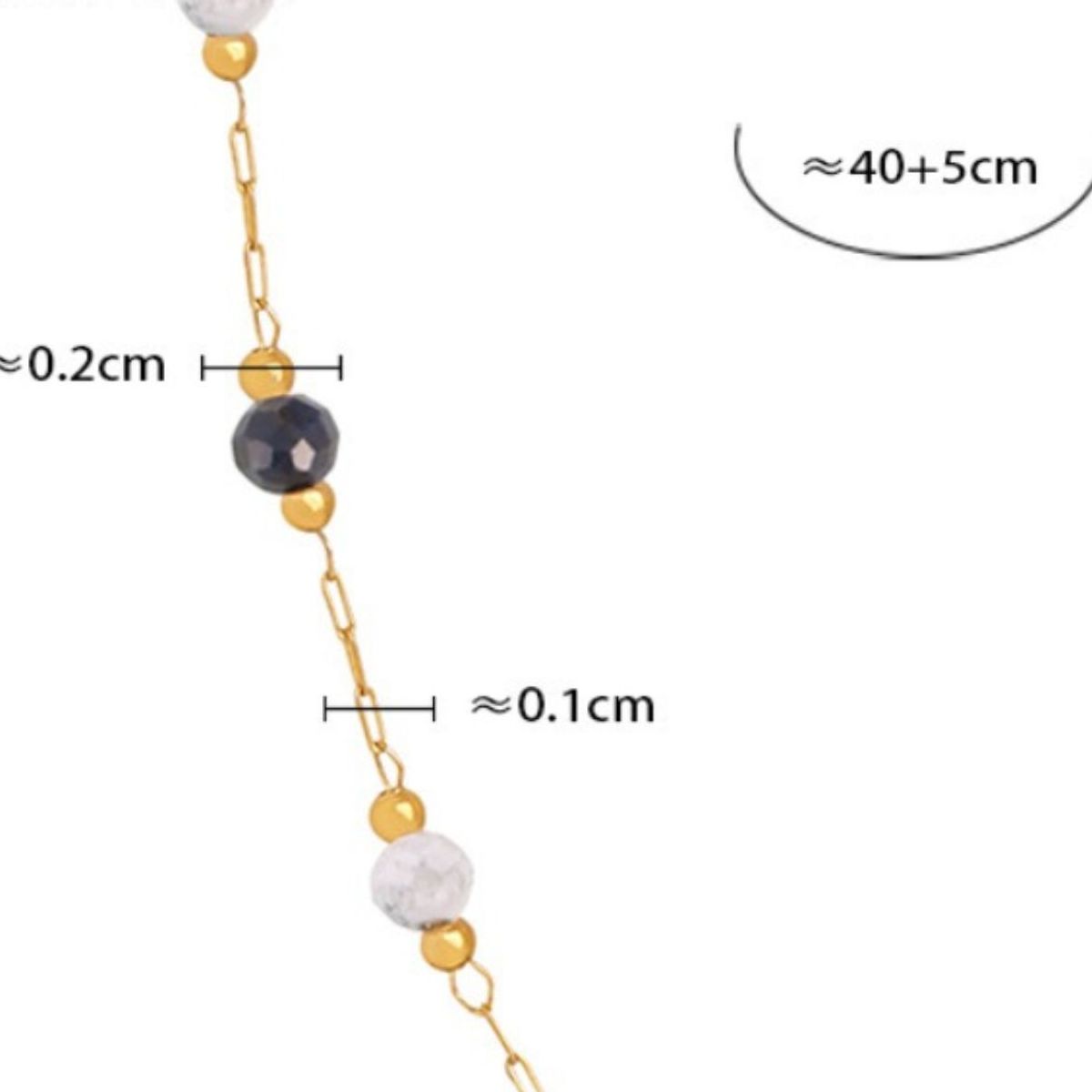 18K Gold-Plated Titanium Steel Necklace