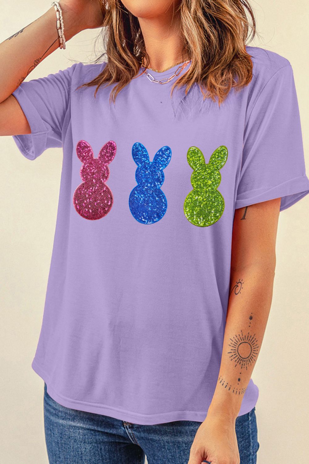 Shiny Bunny Short Sleeve T-Shirt