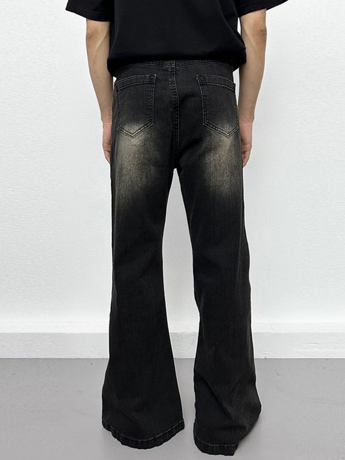 Men's Slit Flare Jeans