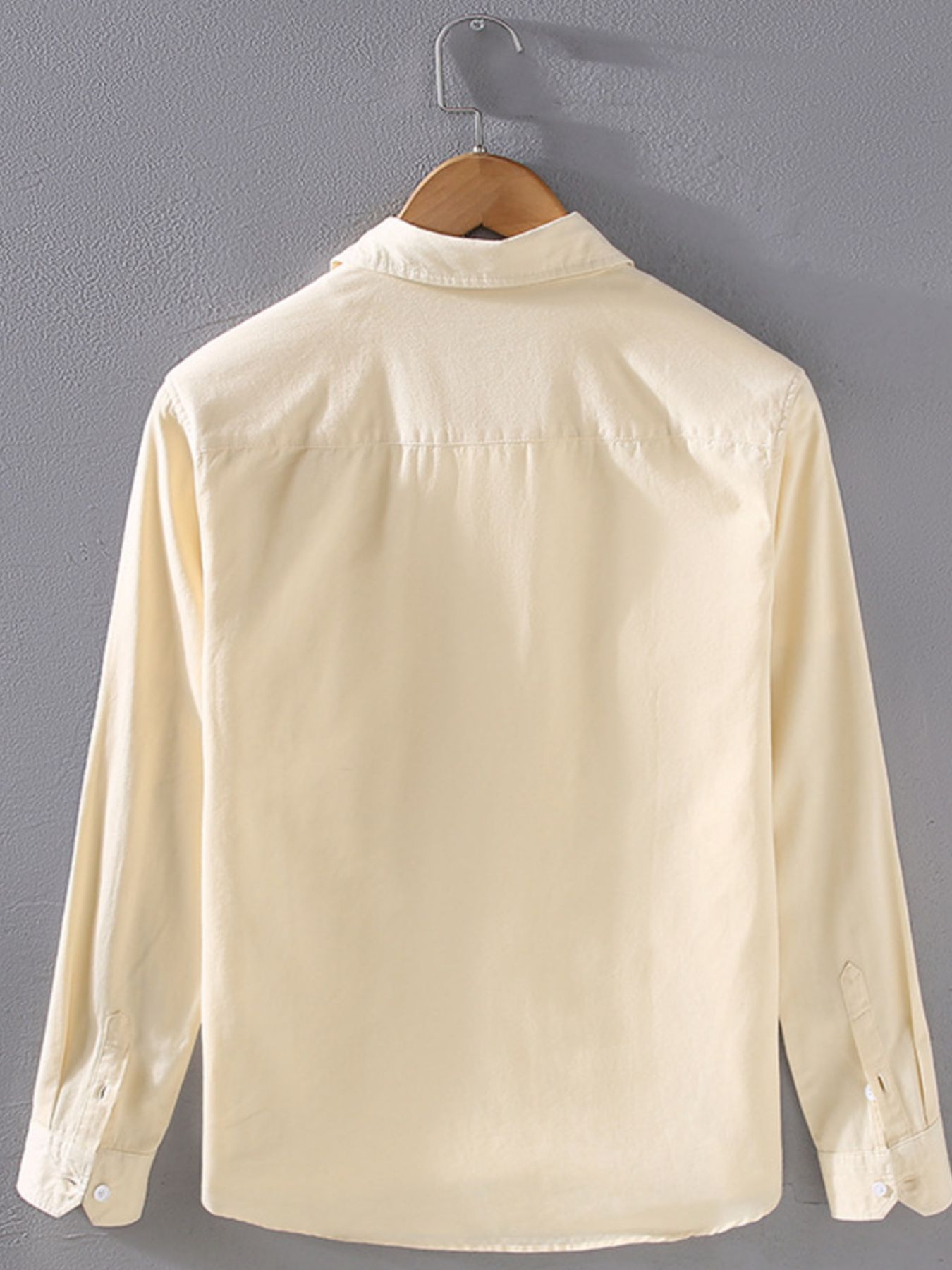 Men's Plus Size Button Up Long Sleeve Shirt