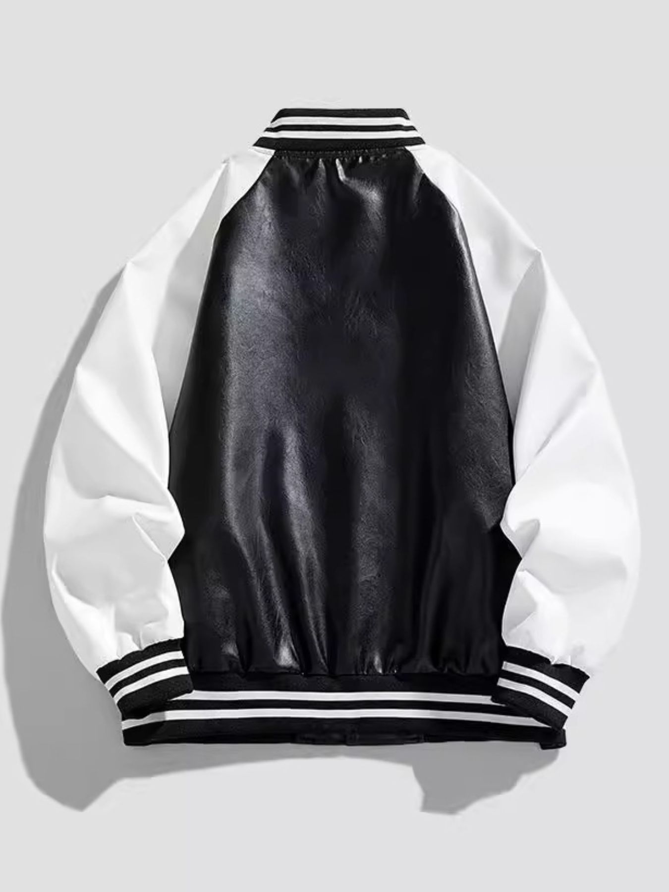 Men's Plus Size Snap Down Long Sleeve Jacket