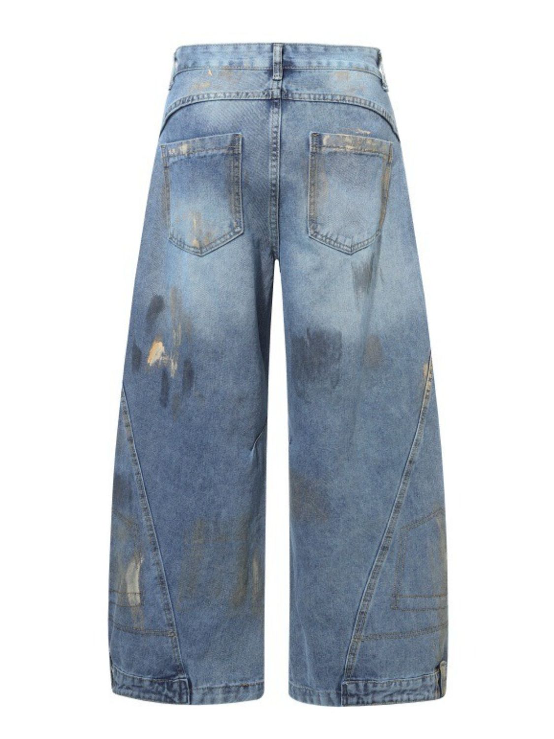 Men's Plus Size Wide Leg Jeans