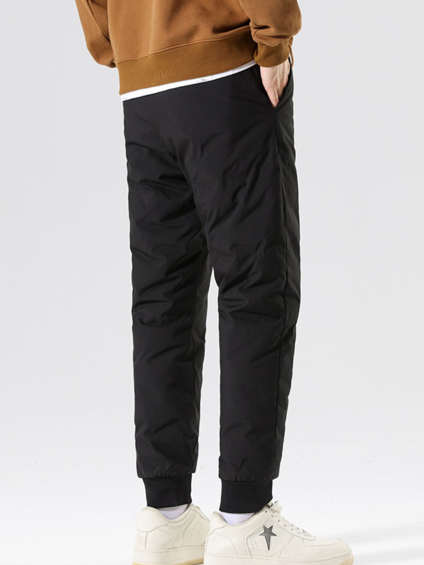 Men's Plus Size Relaxed Fit Pants with Pockets