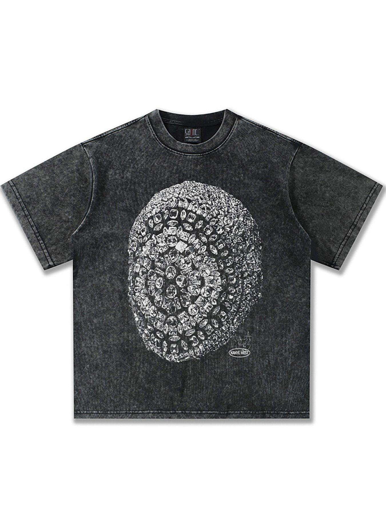 Men's Graphic Round Neck Short Sleeve T-Shirt