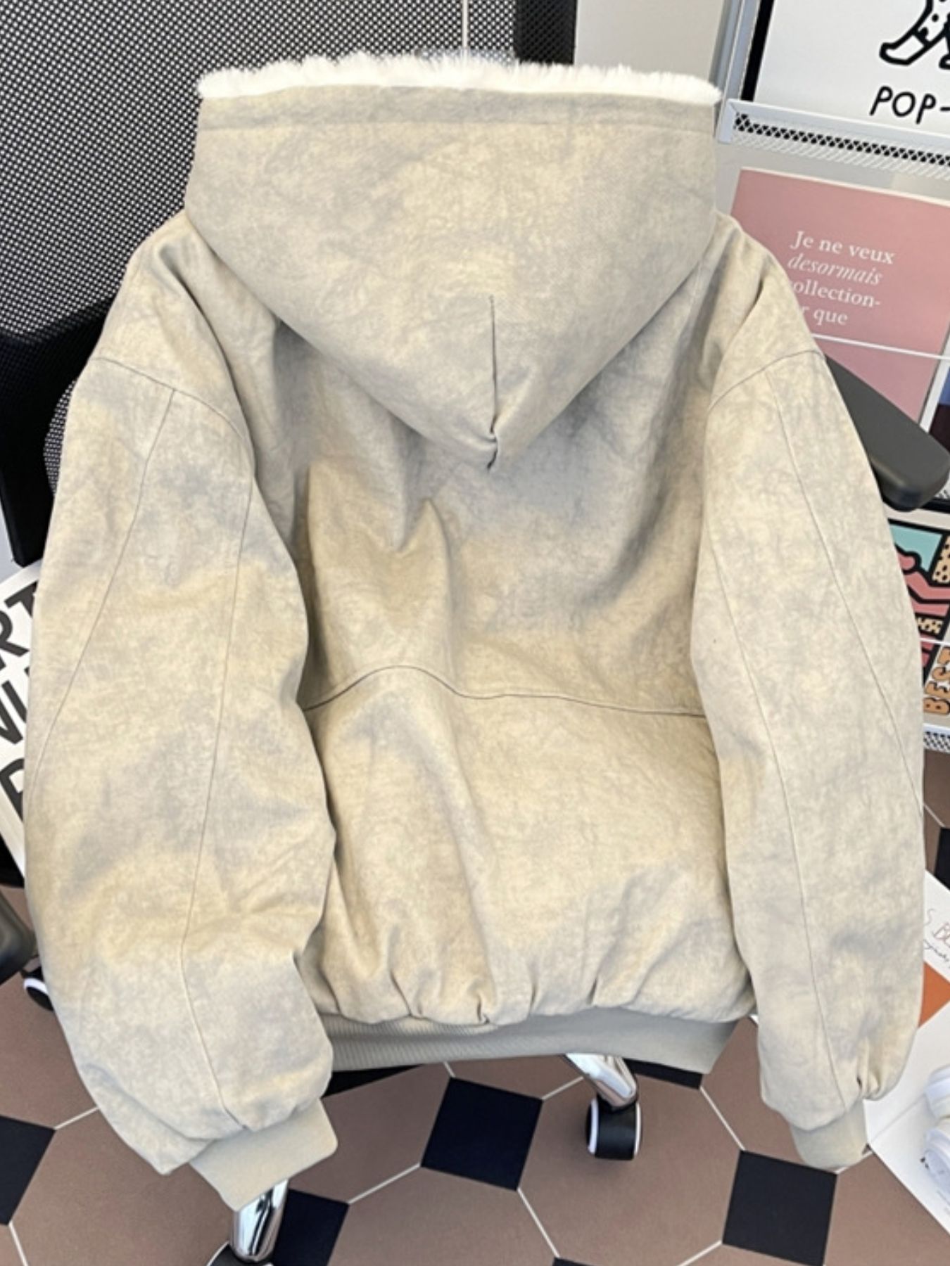 Men's Cozy Sherpa Lined Hooded Jacket