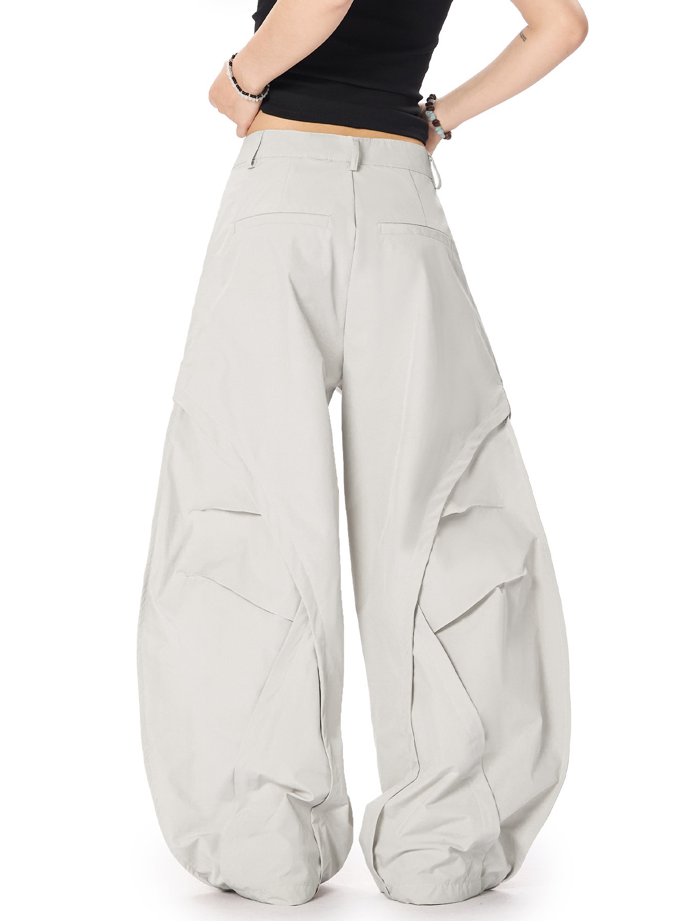 Men's Oversized Wide-Leg Cargo Pants