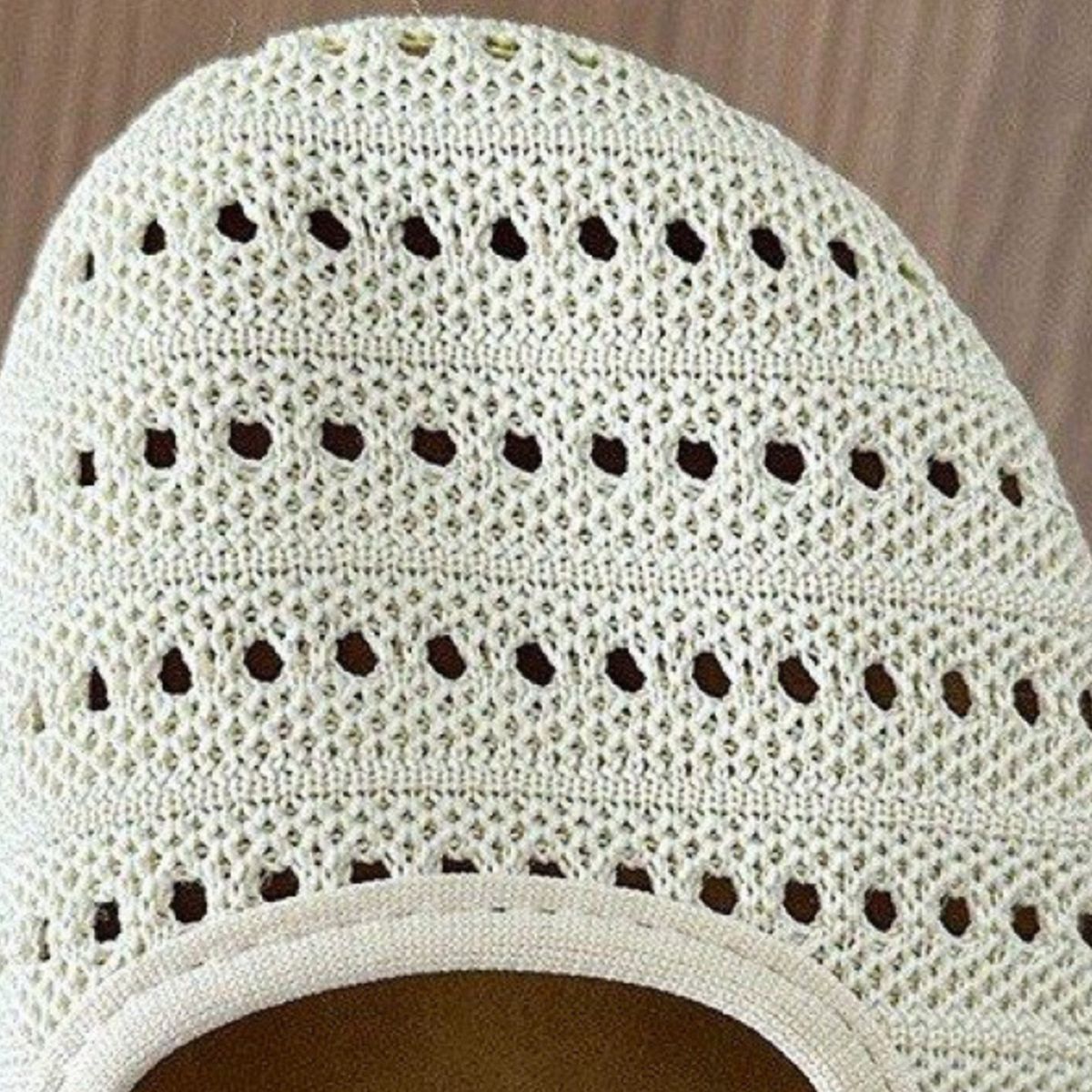 Hollow Out Round Toe Flat Slip-Ons