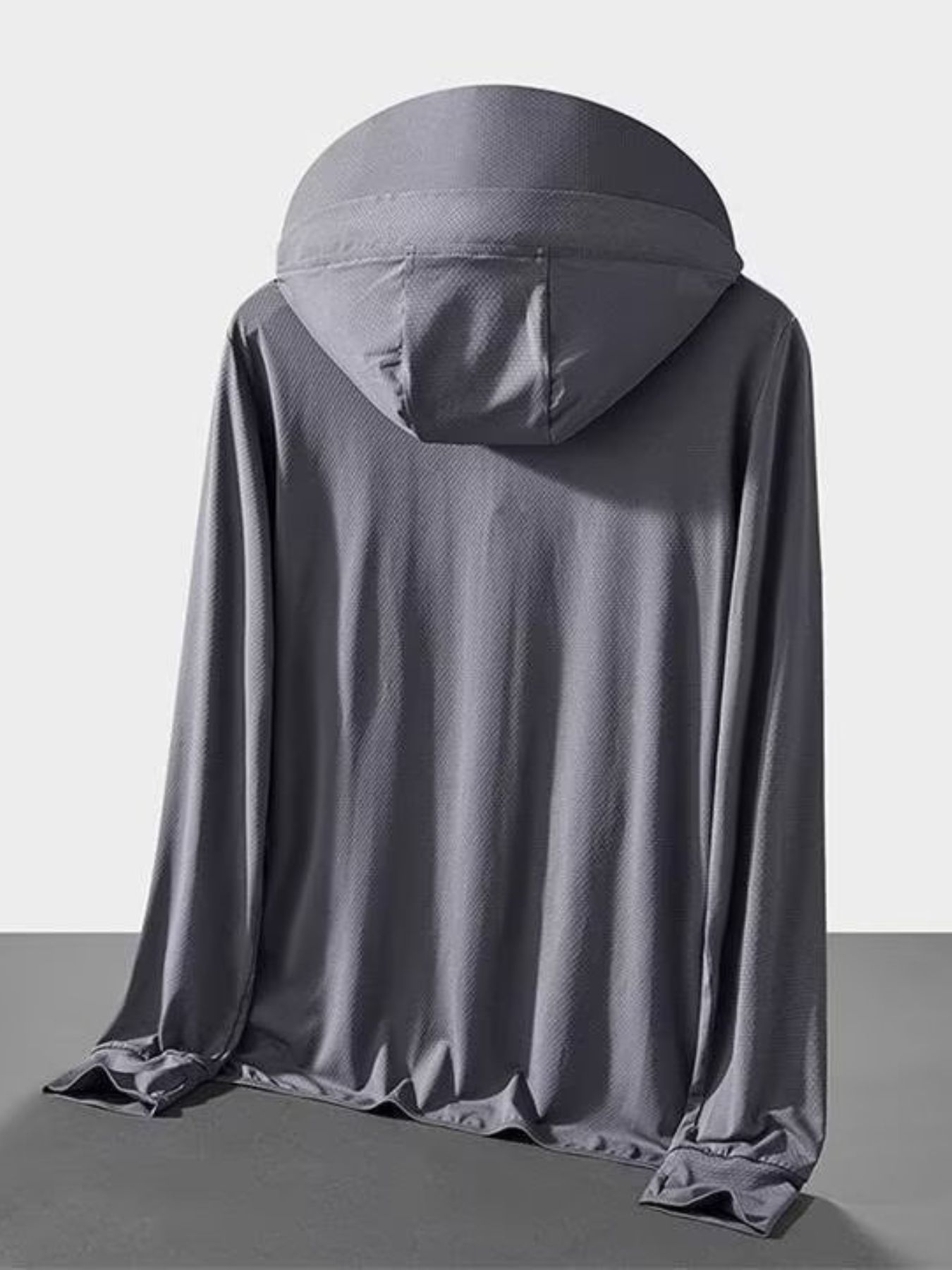 Men's Plus Size Hooded Performance Jacket with Face Shield