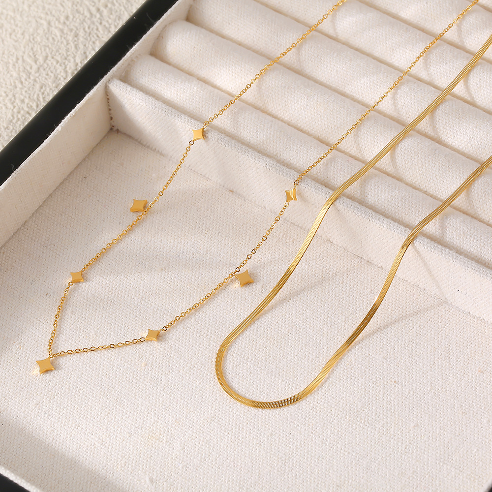 18K Gold-Plated Minimalist Necklace