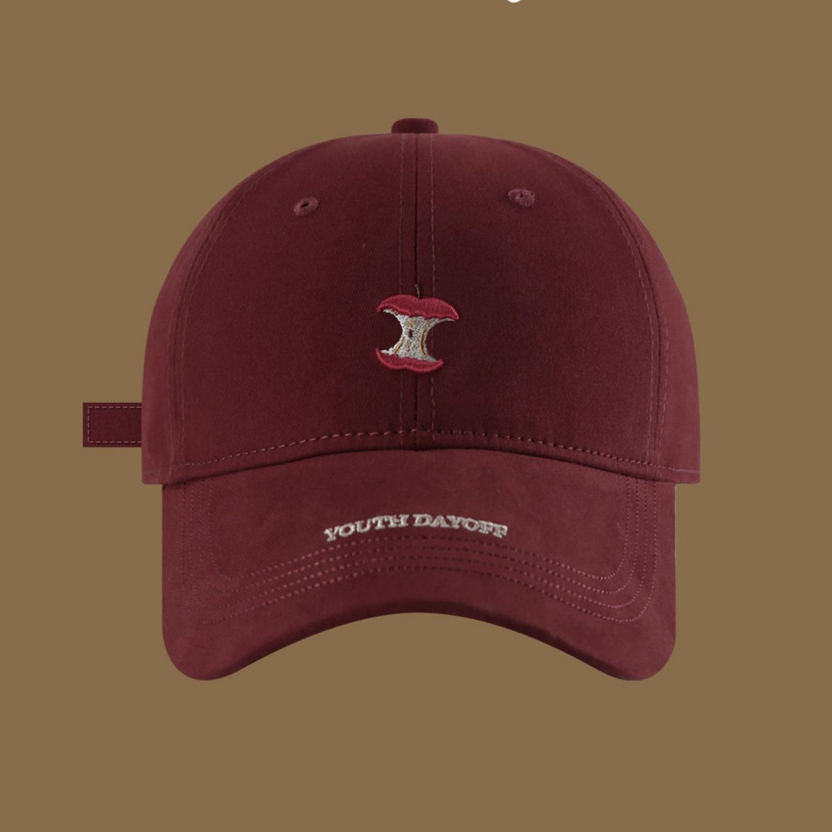Embroidered Apple Core Baseball Cap 4