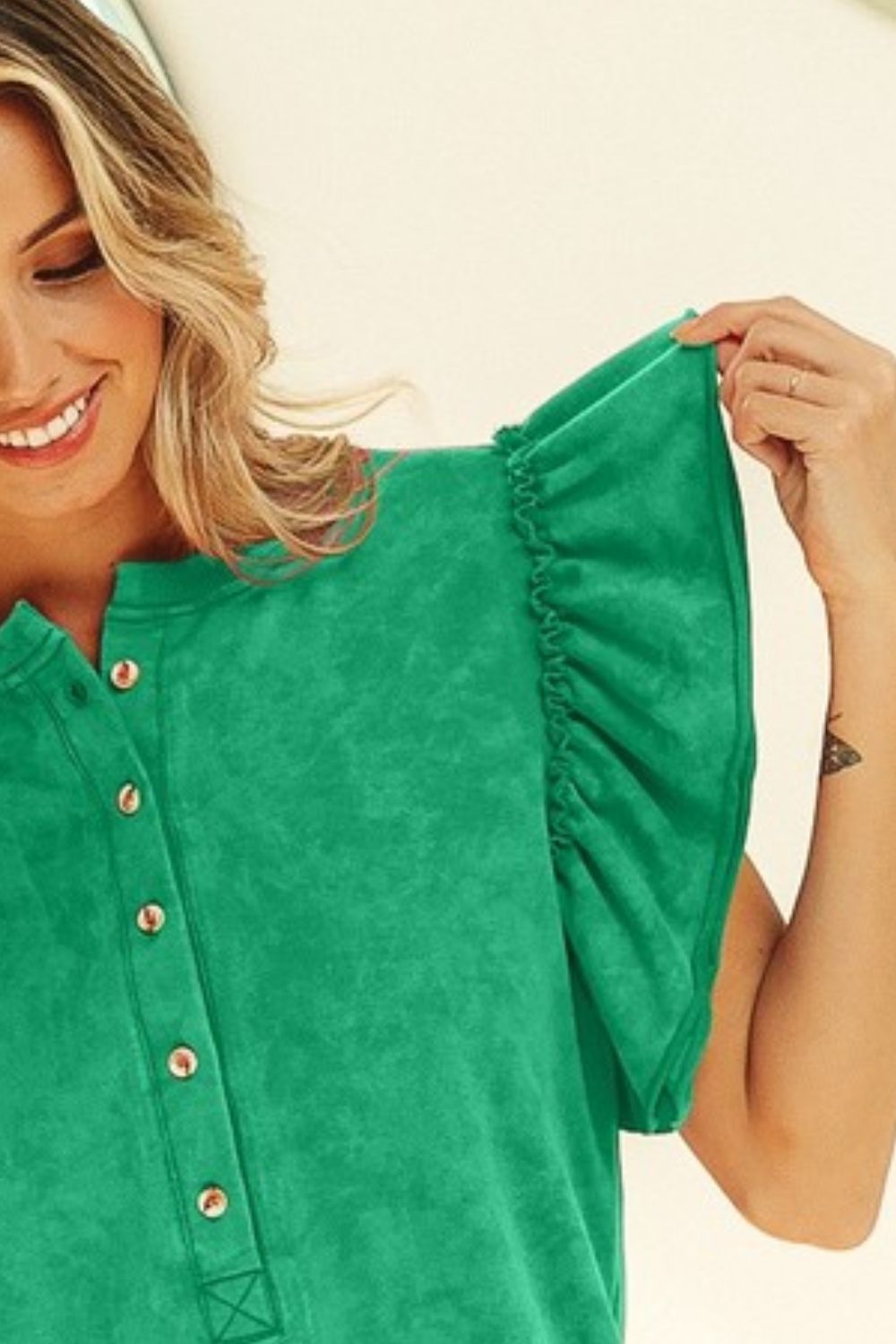 Mineral Washed Terry Top