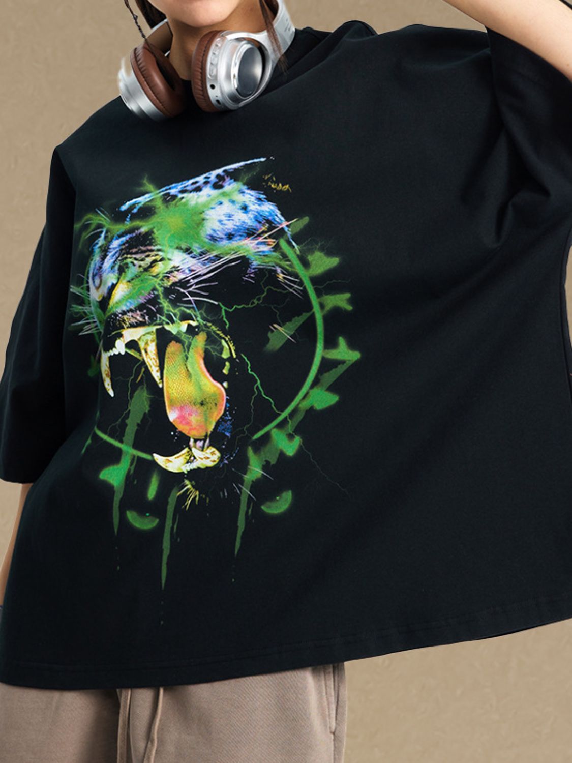 Men's Graphic Round Neck Half Sleeve T-Shirt