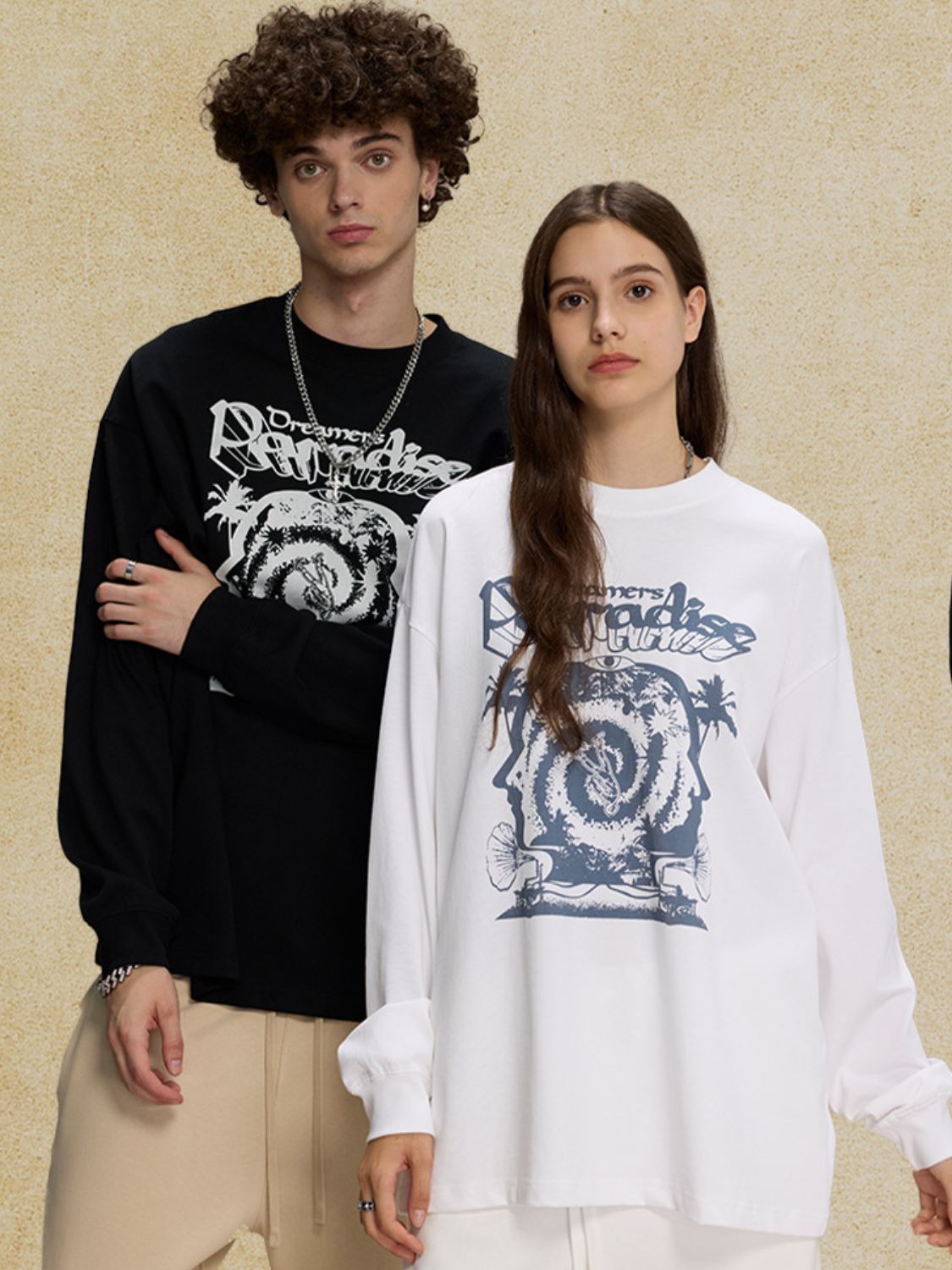 Men's Round Neck Graphic T-Shirt