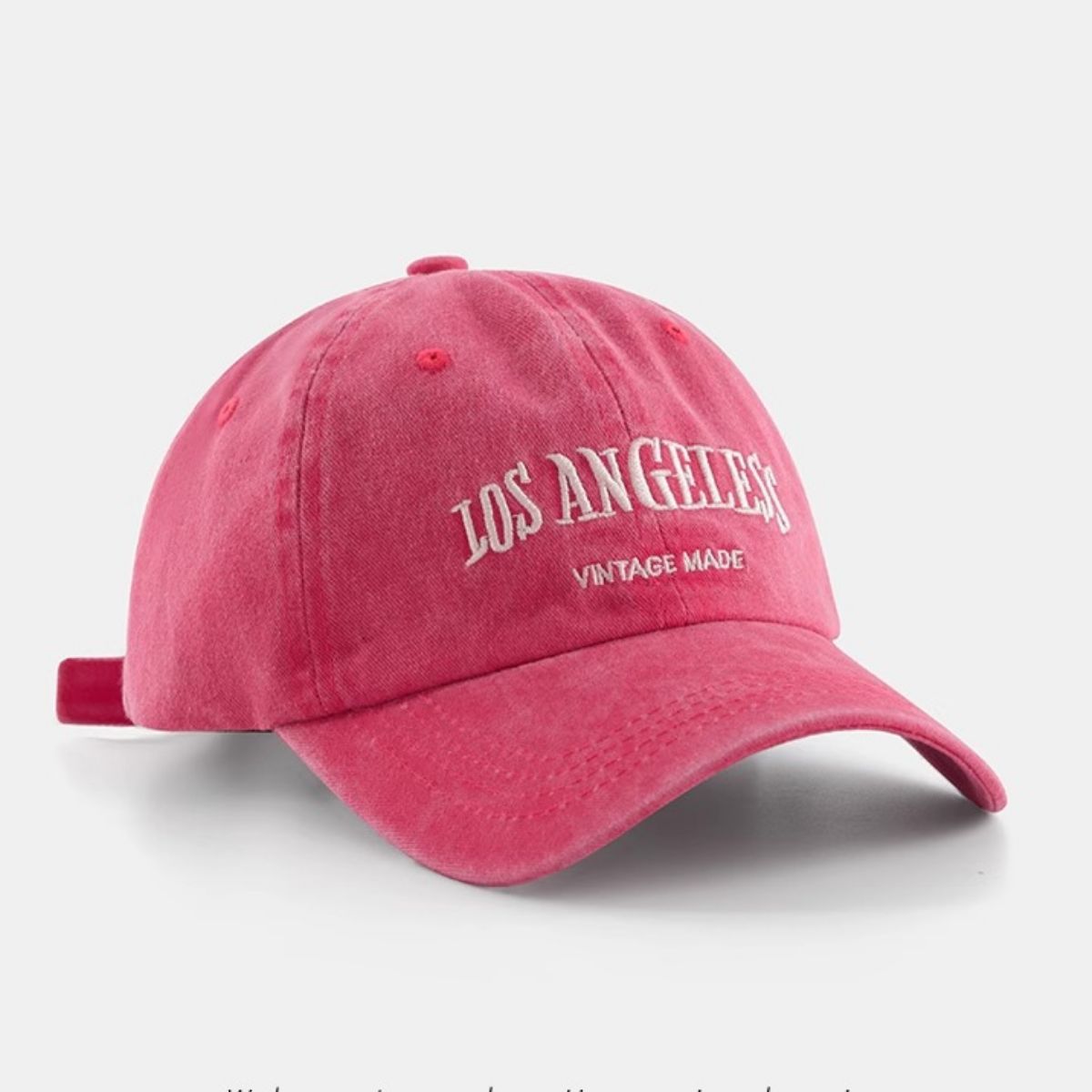 Vintage Washed Los Angeles Embroidered Baseball Cap 1