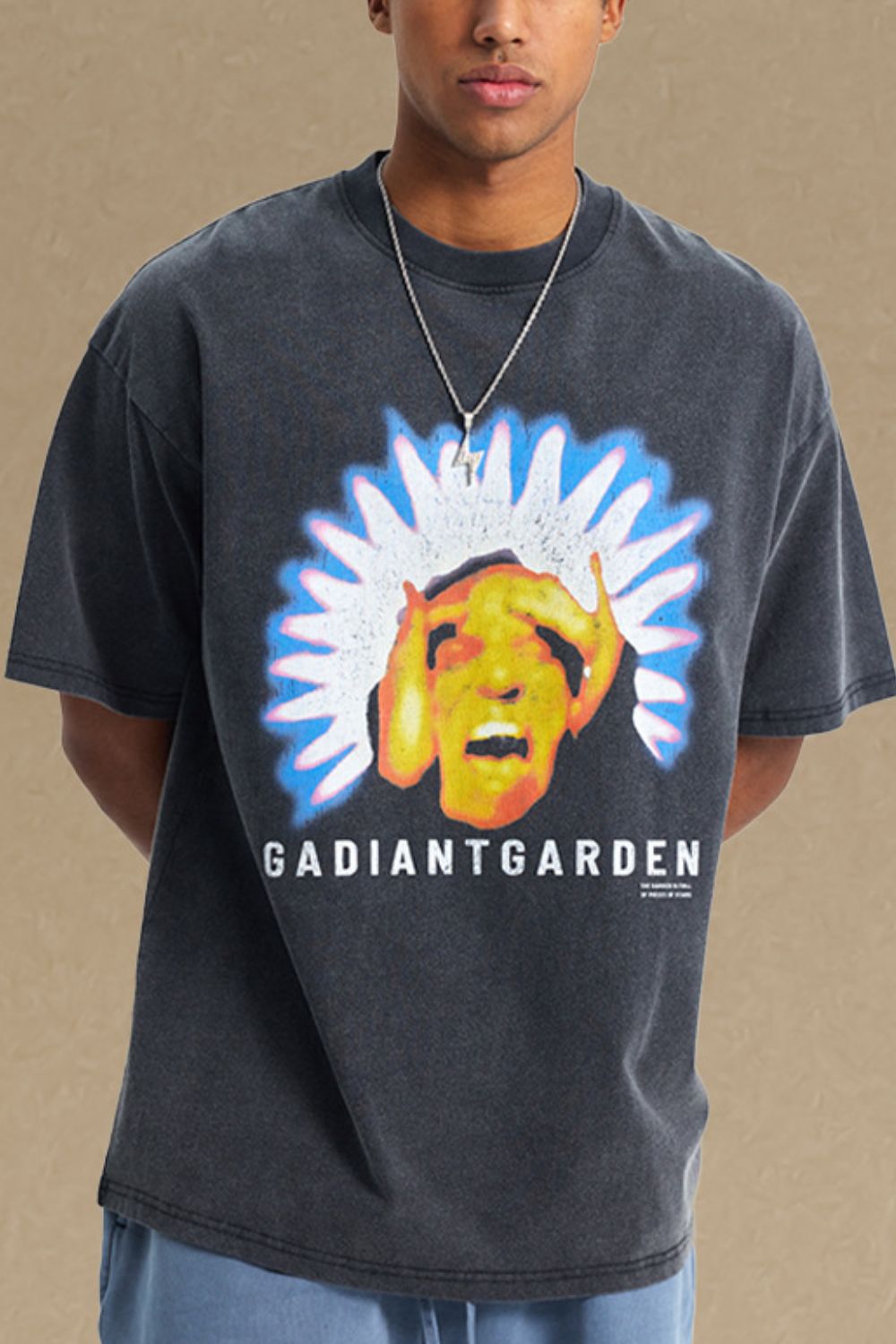 Men's Graphic Round Neck Half Sleeve T-Shirt