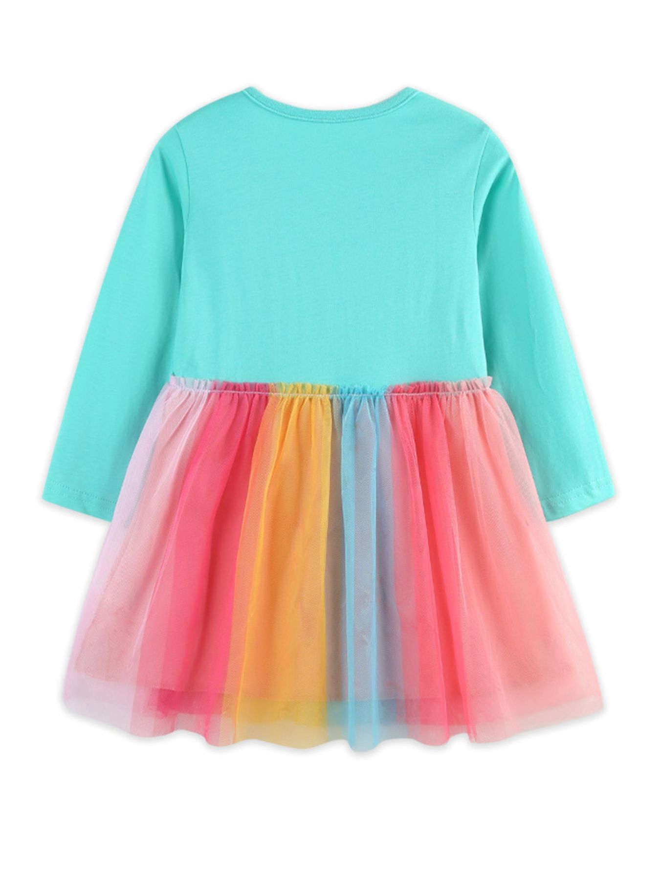 Children's Unicorn Rainbow Tulle Dress 5