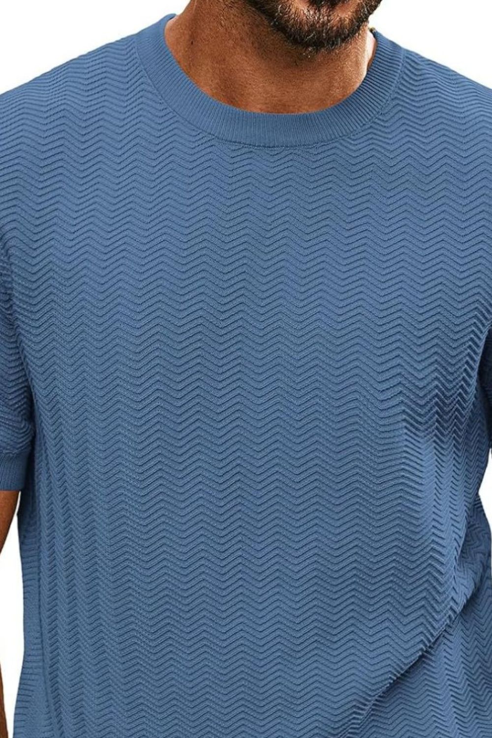 Men's Full Size Round Neck Short Sleeve T-Shirt Plus Size