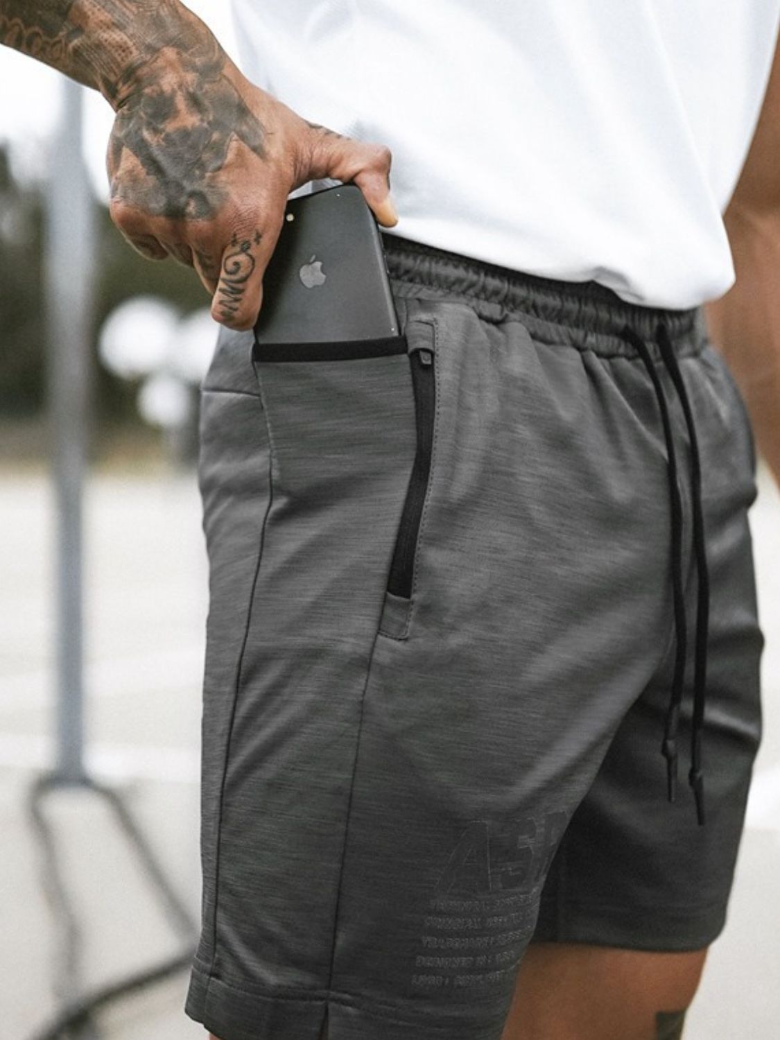 Men's Drawstring Active Shorts with Pockets