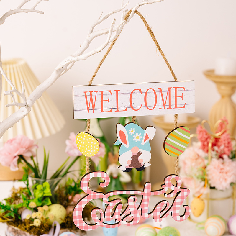 Easter Wooden Hanging Widget 2