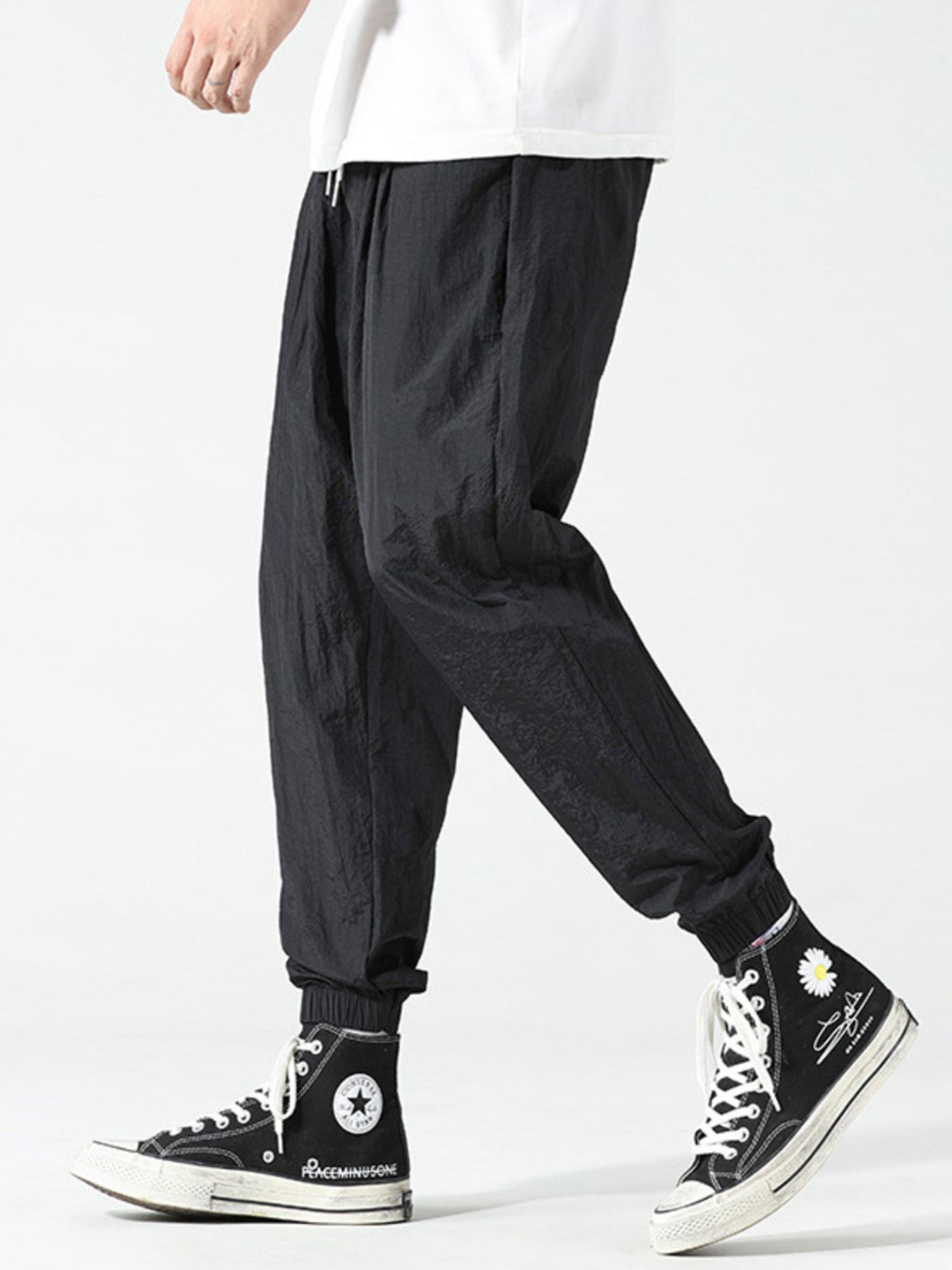 Men's Plus Size Drawstring Loose Fit Joggers