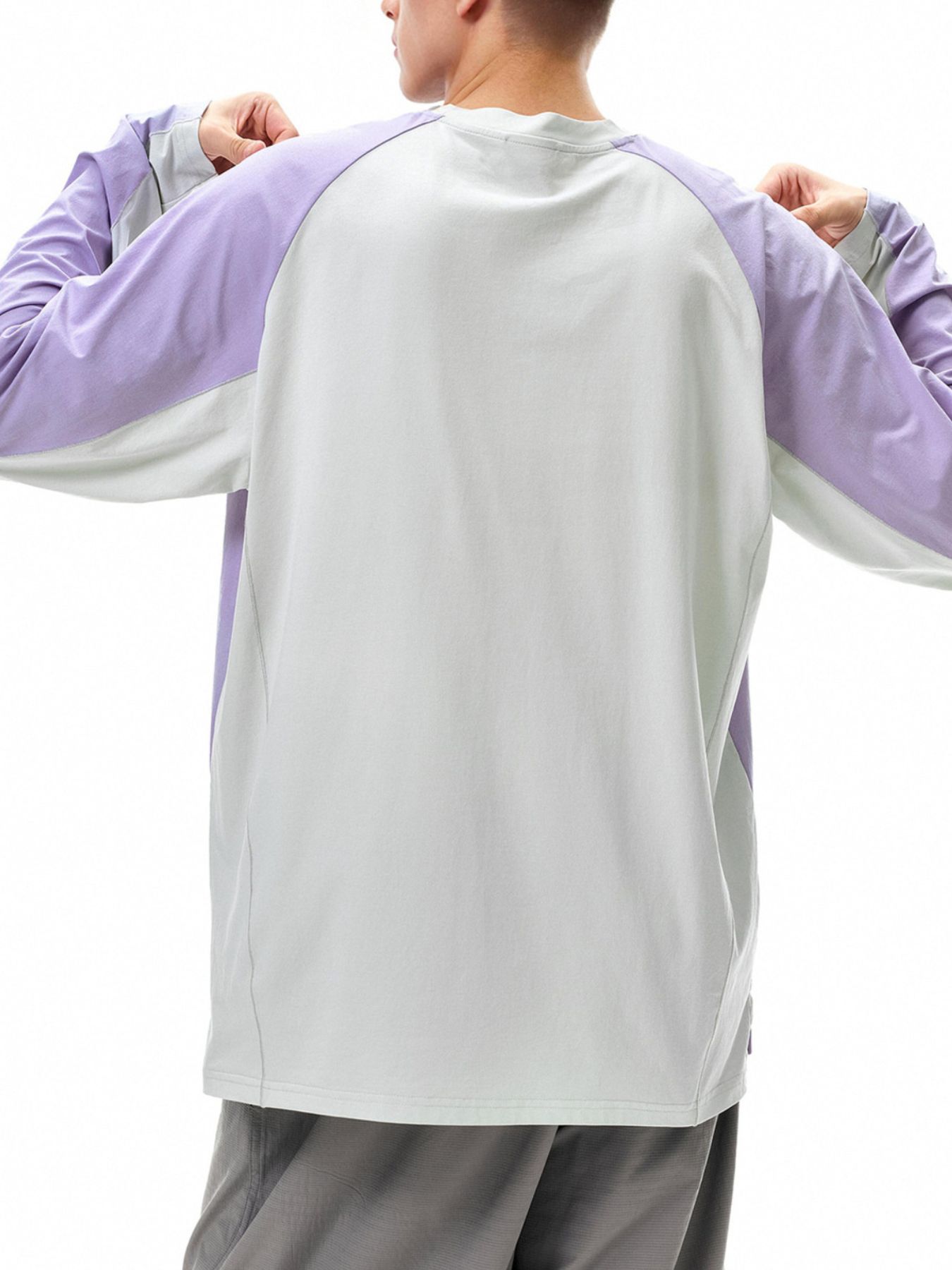 Men's Two-Tone Raglan Long Sleeve T-Shirt