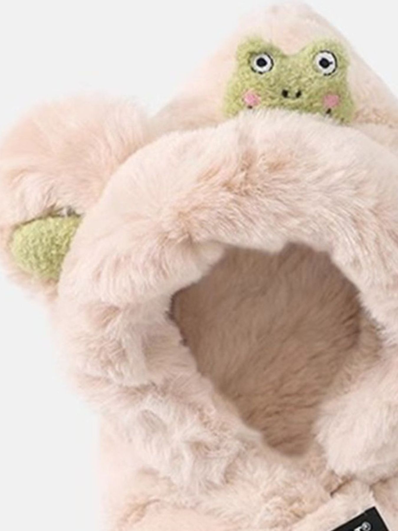 Children's Frog Plush Scarf Hat