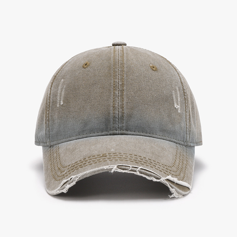 Distressed Washed Adjustable Baseball Cap 2