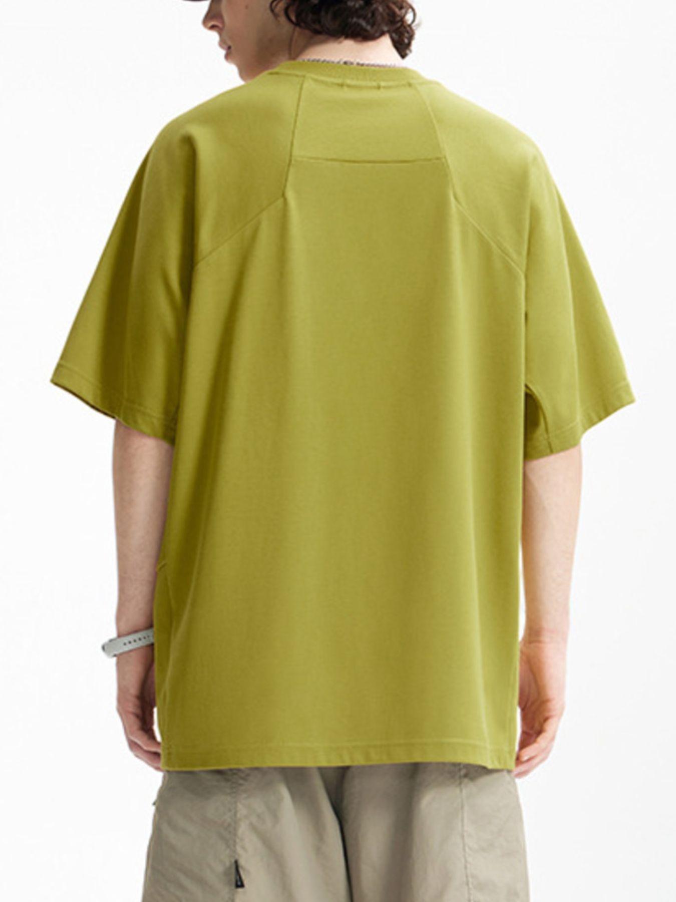 Men's Letter Round Neck Half Sleeve T-Shirt