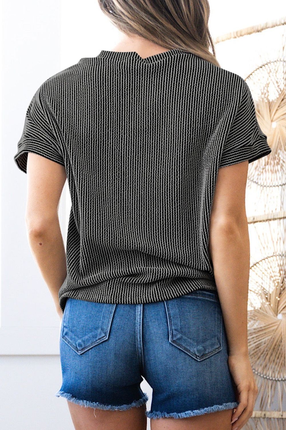 Round Neck Short Sleeve T-Shirt