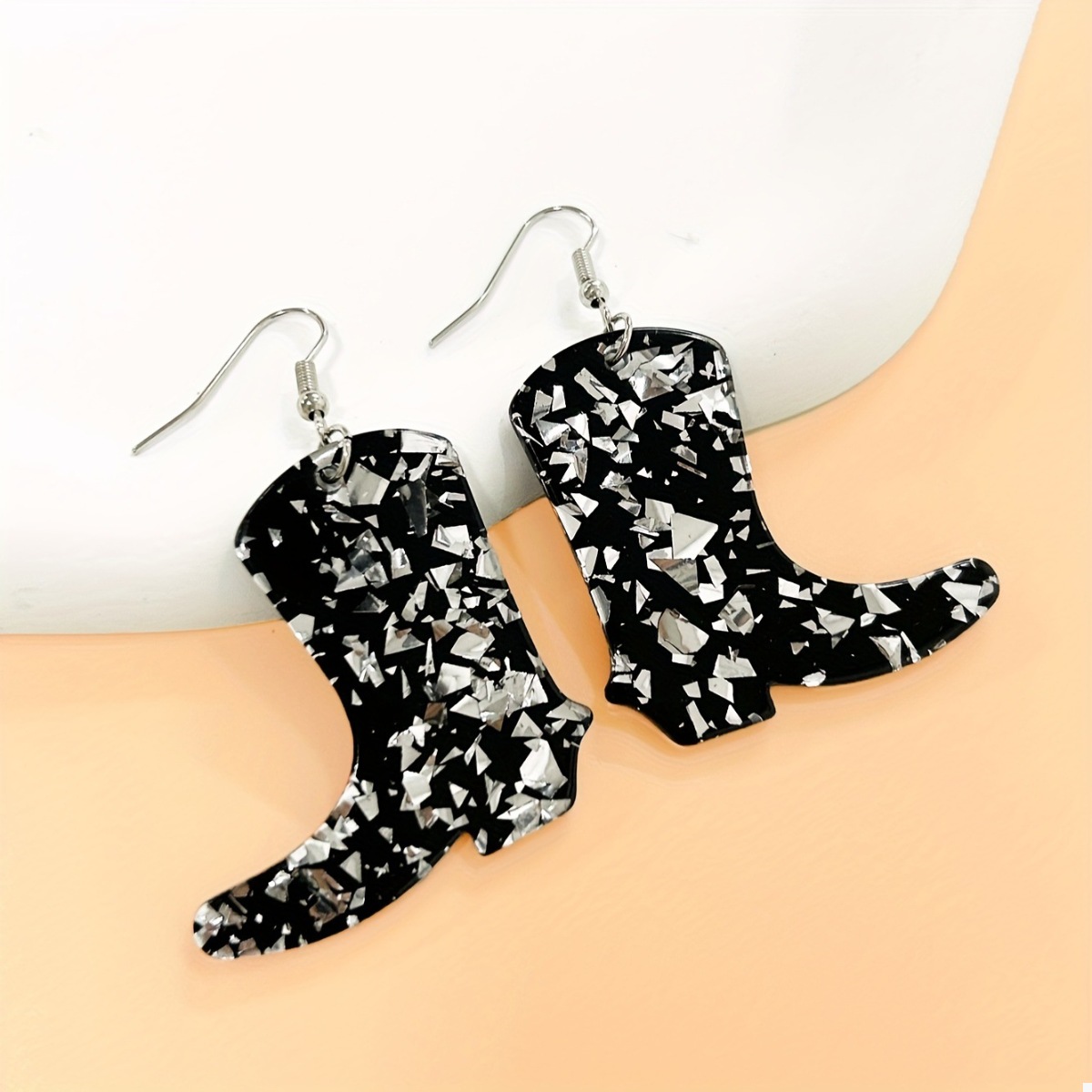 Cowboy Boot Dangle Earrings