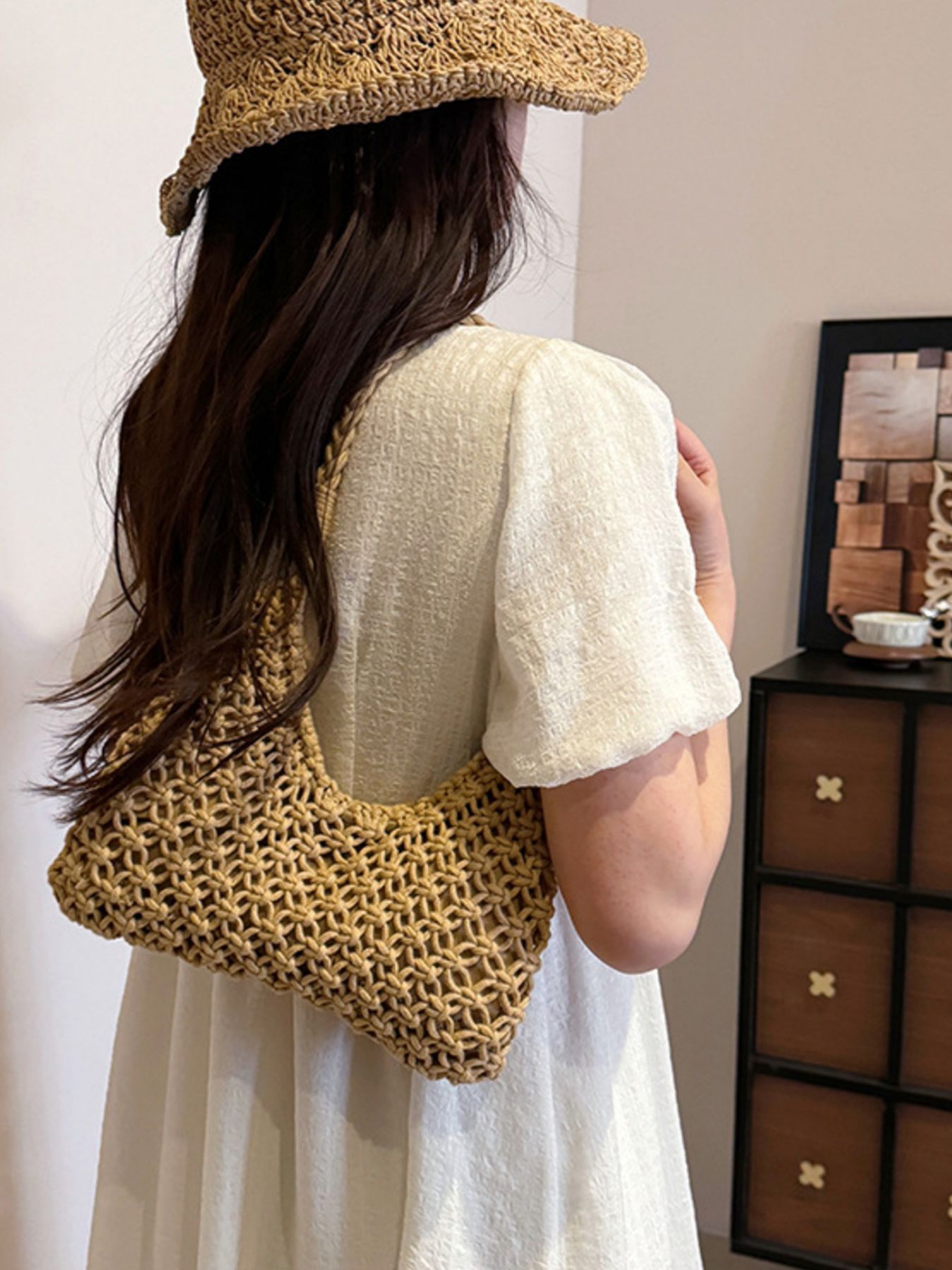 Woven Shoulder Bag 4