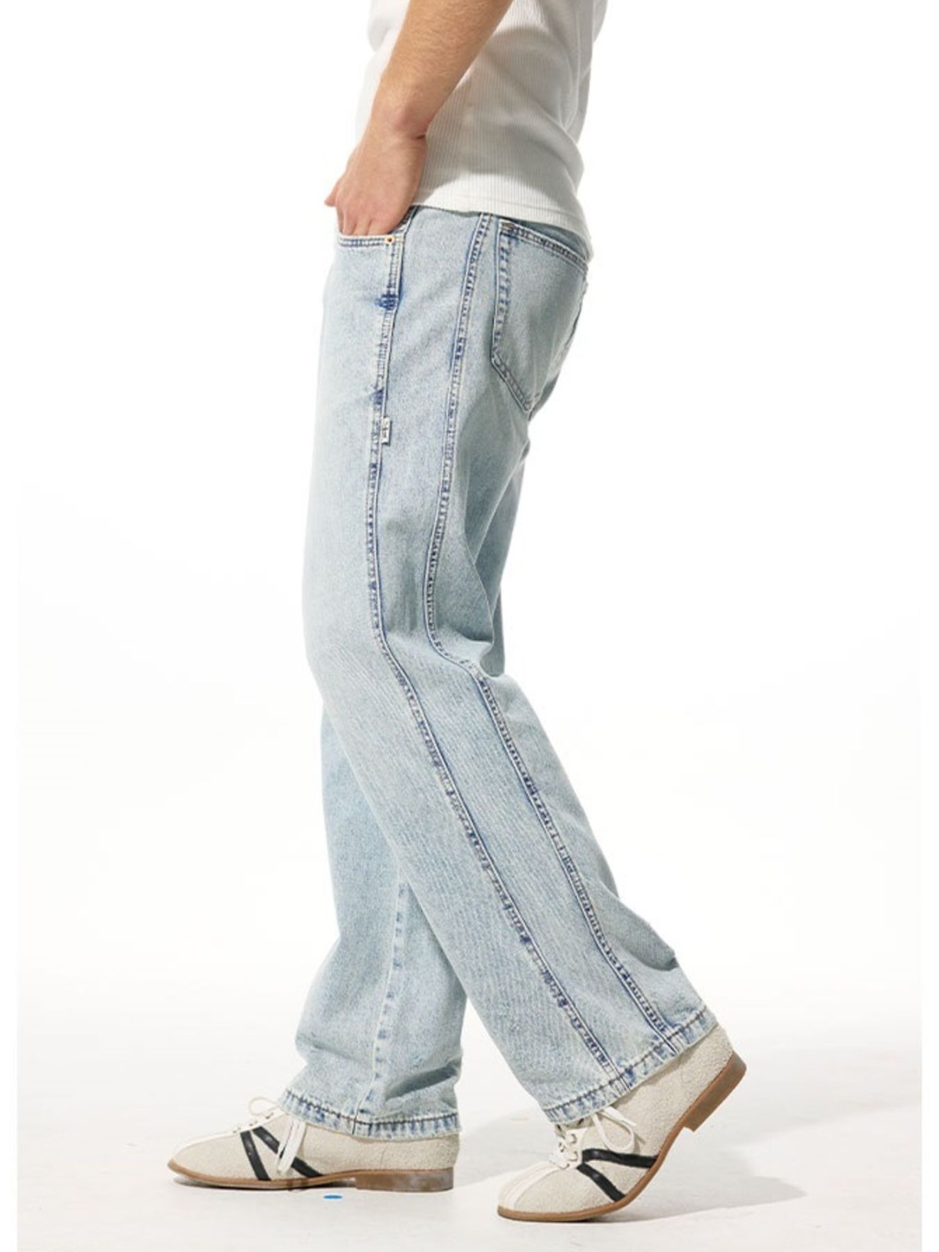 Men's Wide Leg Jeans