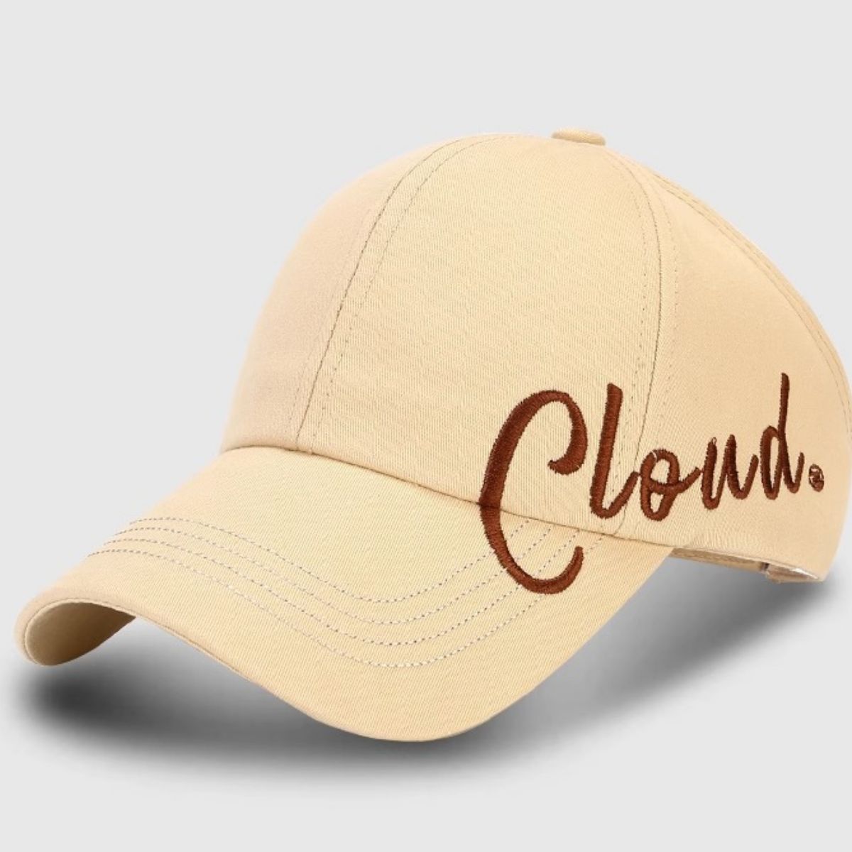 Baseball Cap with "Cloud" Embroidery 2