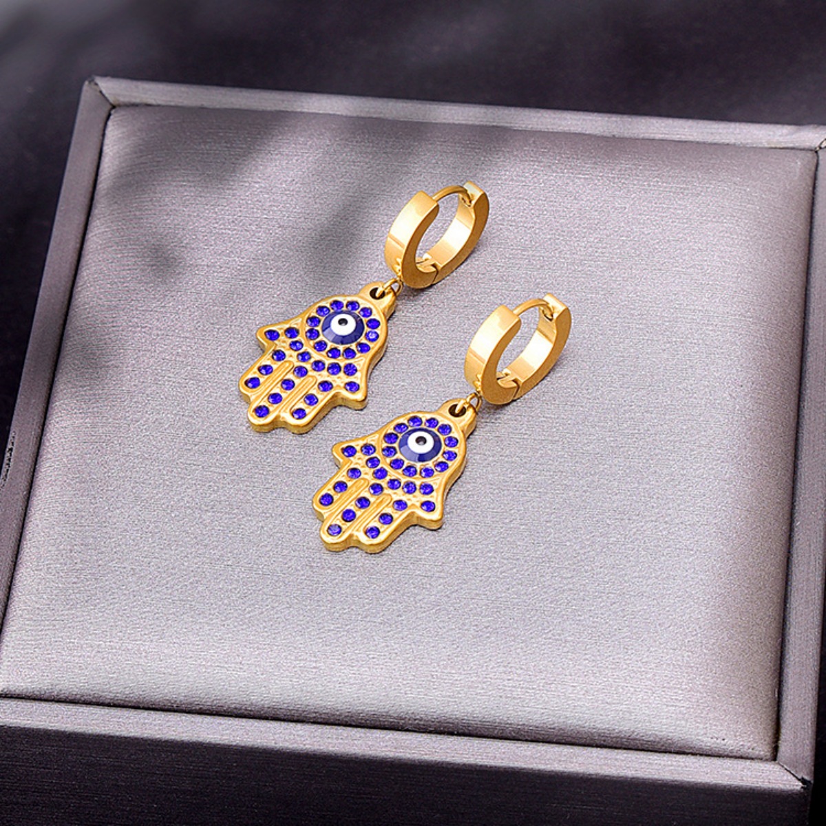 18K Gold-Plated Hand Charm Jewelry Set