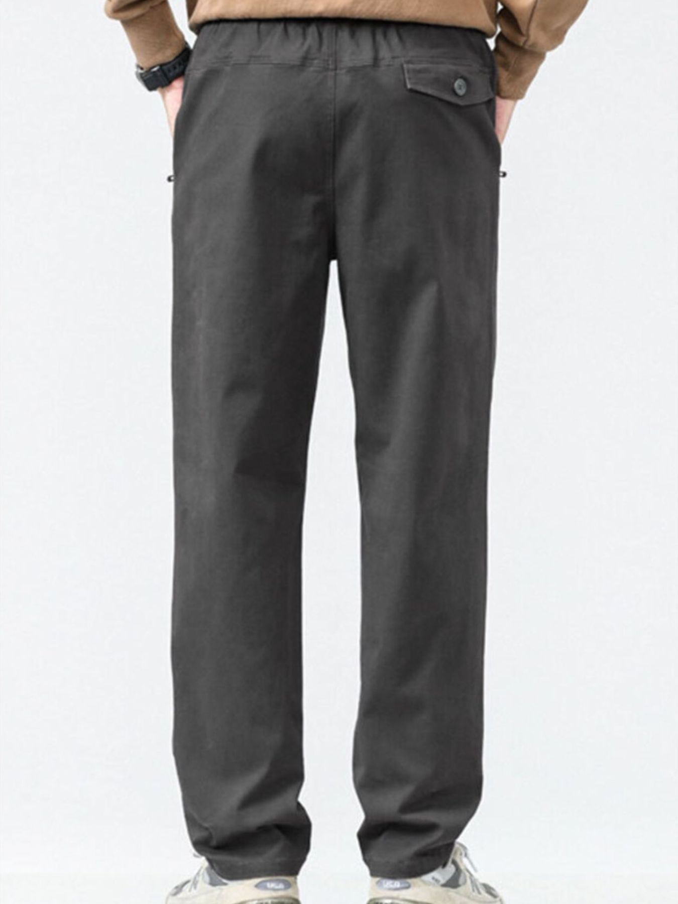 Men's Plus Size Casual Loose Fit Wide Leg Pants