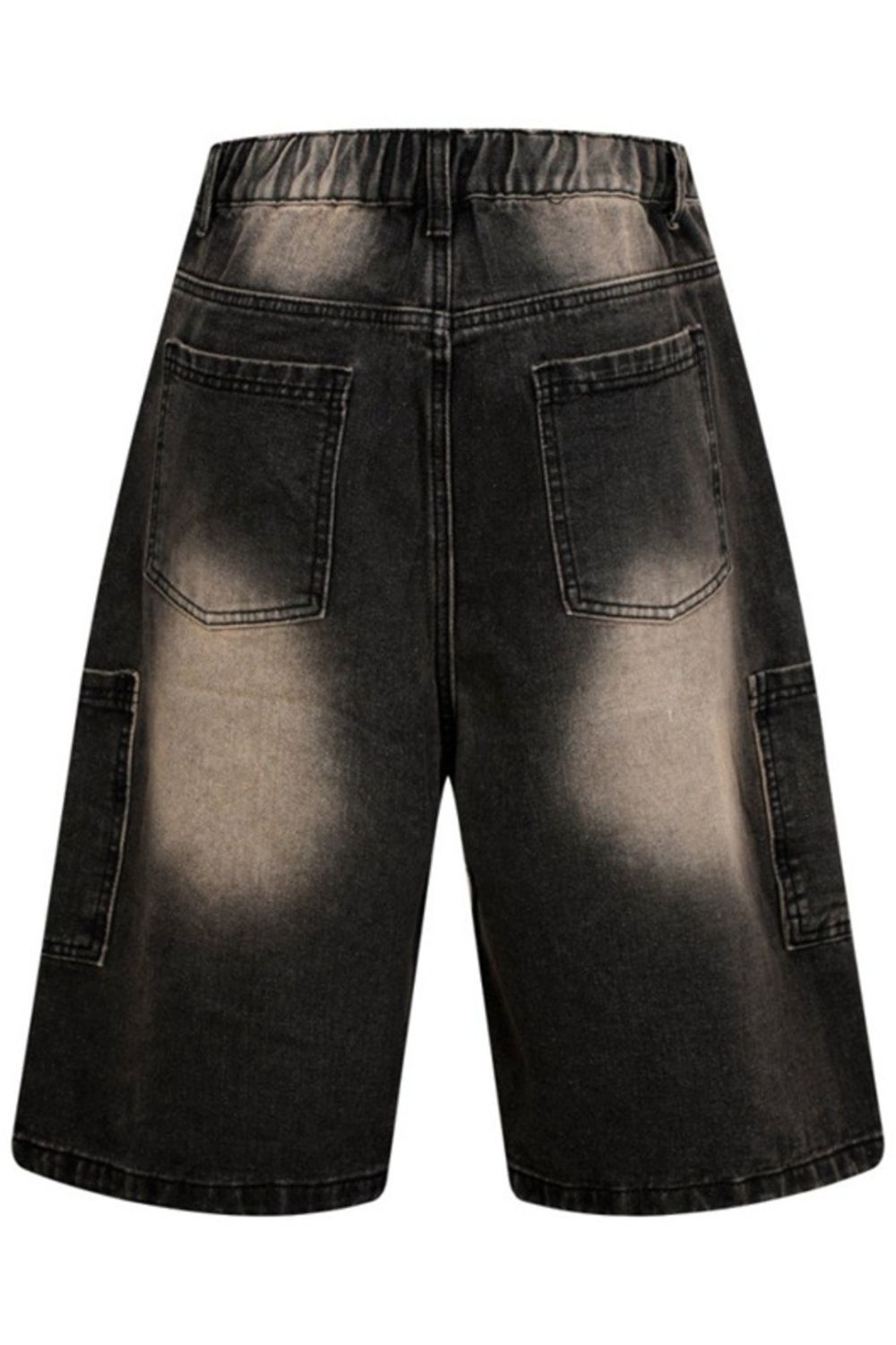 Men's Raw Hem Denim Shorts