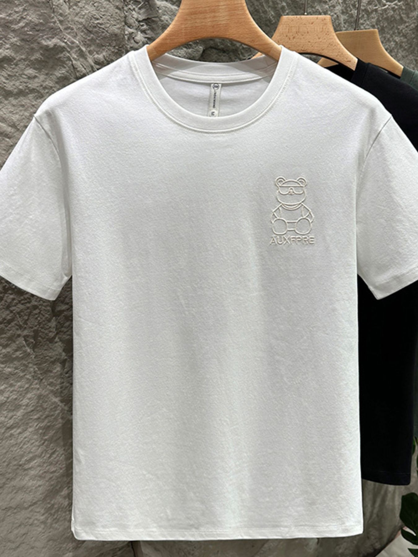 Men's Plus Size Round Neck Short Sleeve T-Shirt