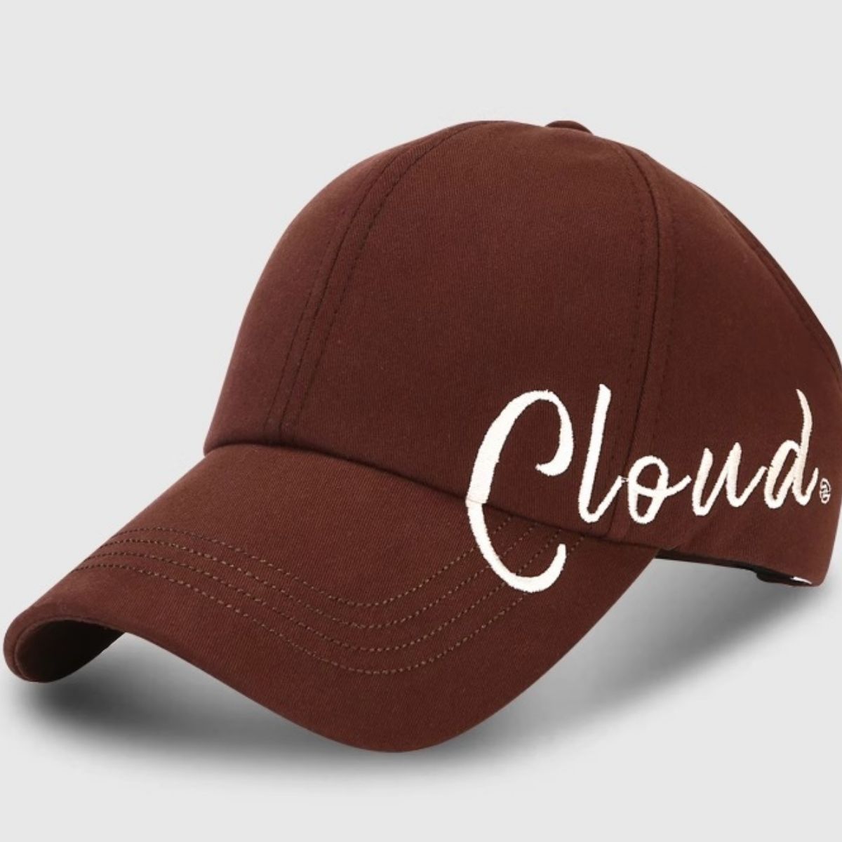 Baseball Cap with "Cloud" Embroidery 3