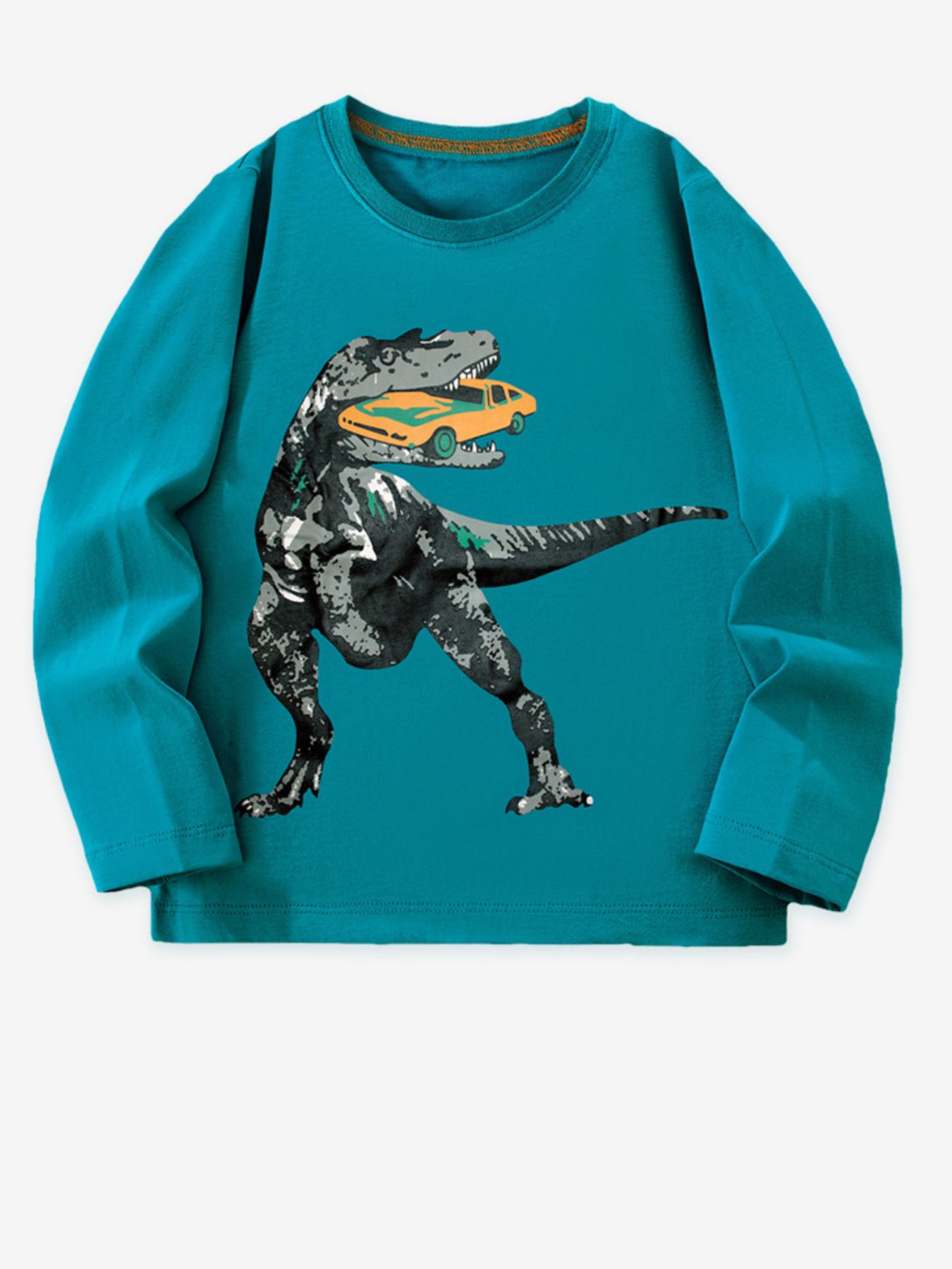 Children's Dinosaur Graphic Long Sleeve T-Shirt