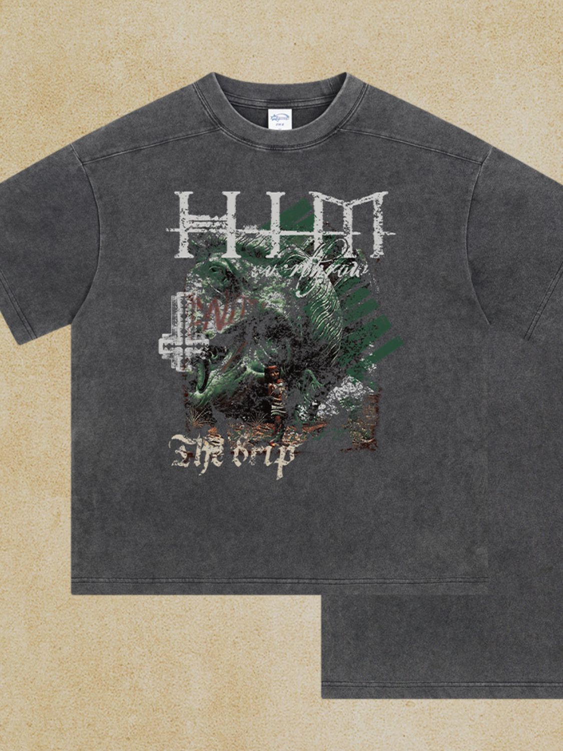 Men's Graphic Round Neck Half Sleeve T-Shirt