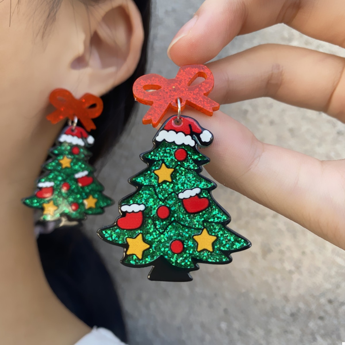 Christmas Dangle Earrings