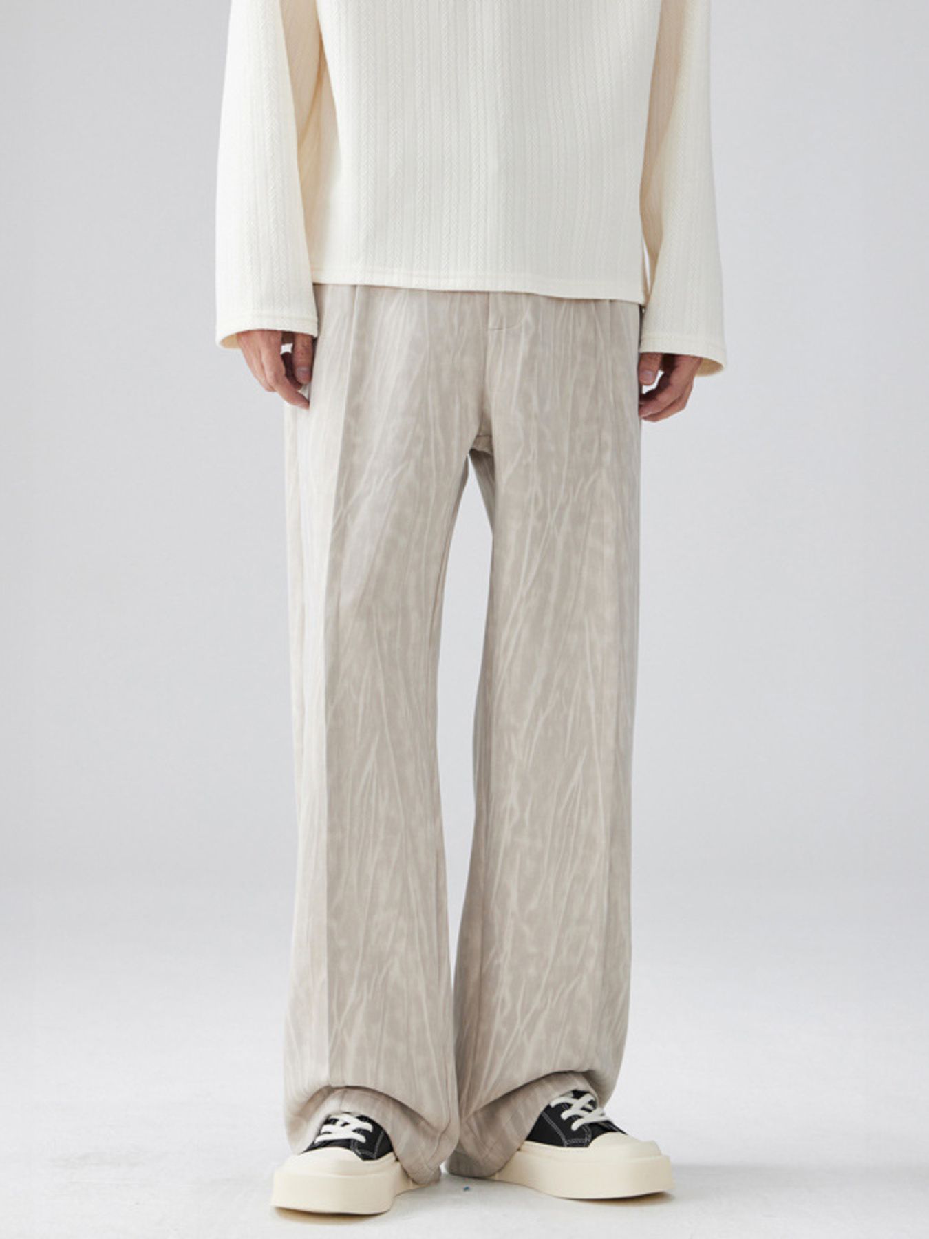 Men's Full Size Wide Leg Casual Pants Plus Size