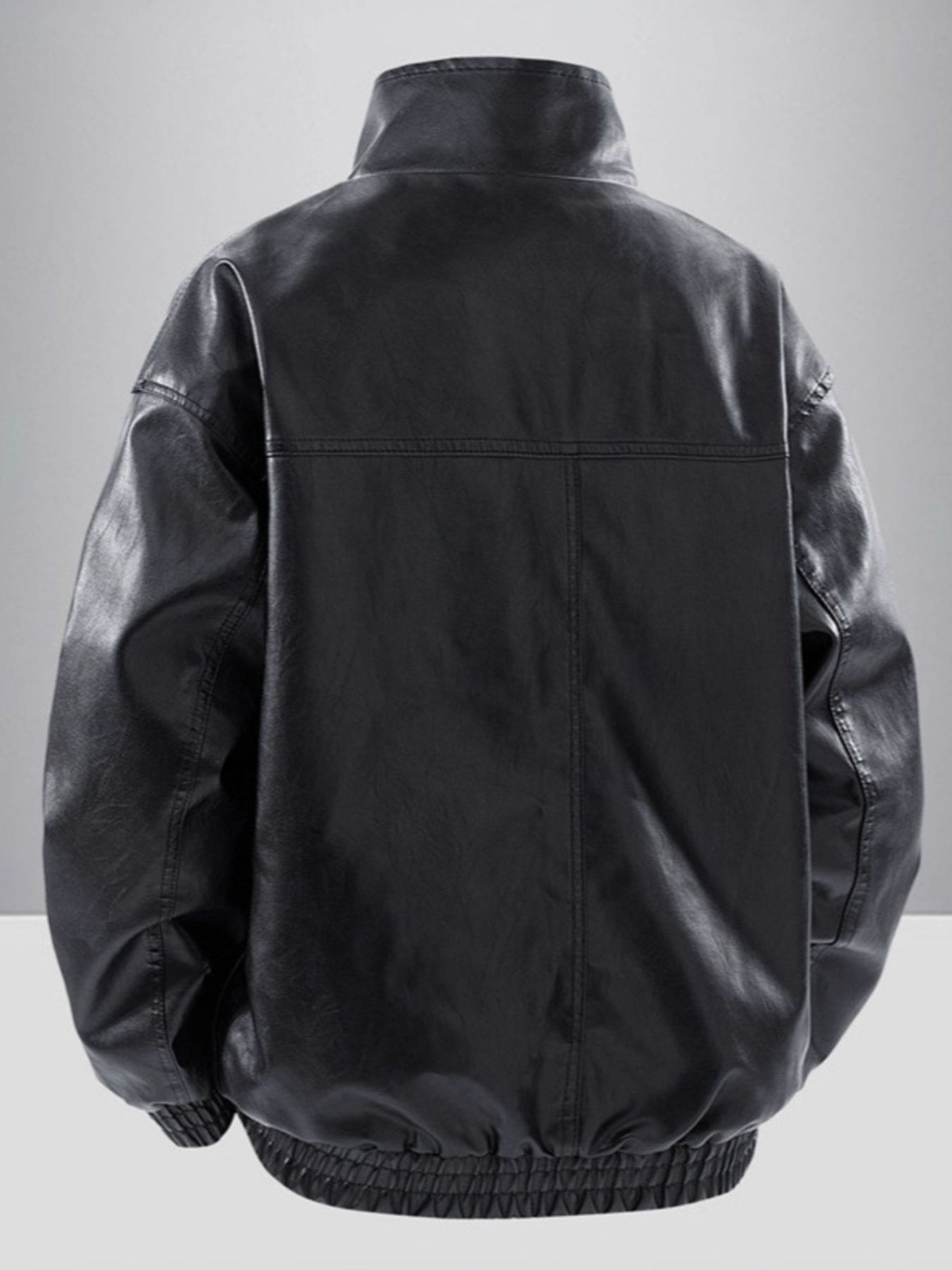 Men's Plus Size Casual Zip Up Jacket