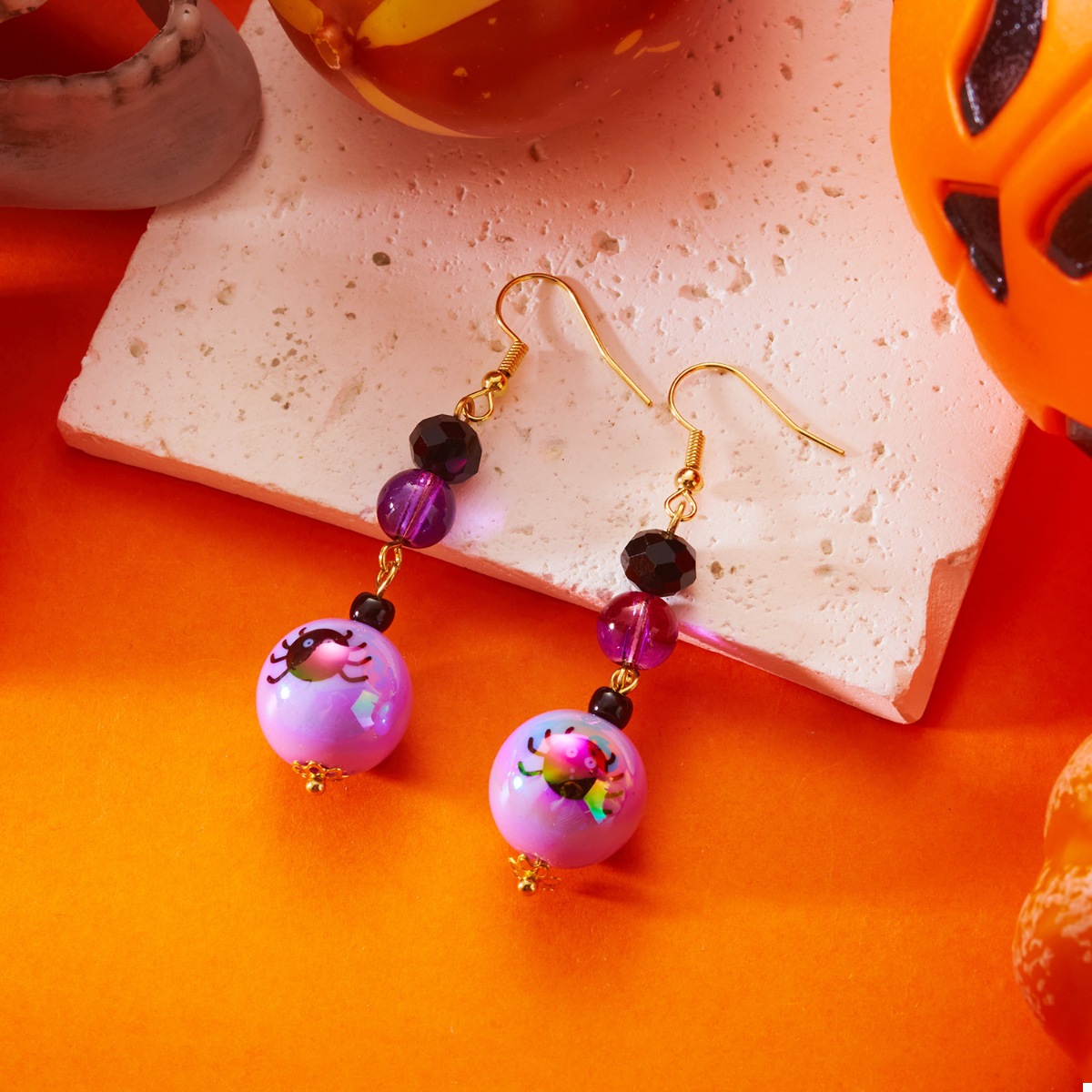 Halloween Acrylic Drop Earrings