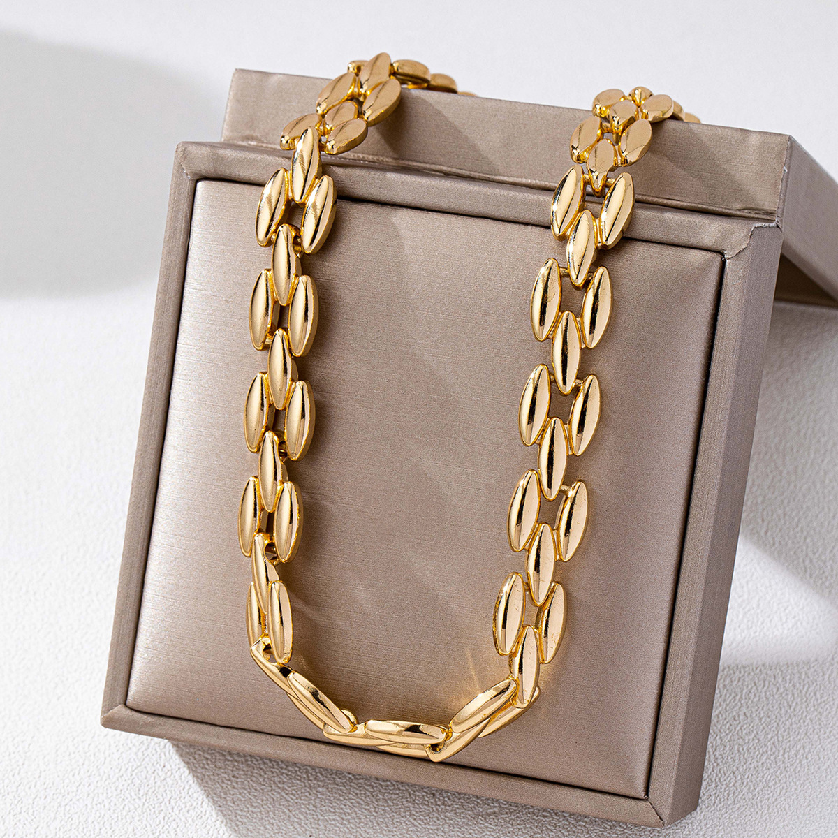18K Gold-Plated Chunky Necklace