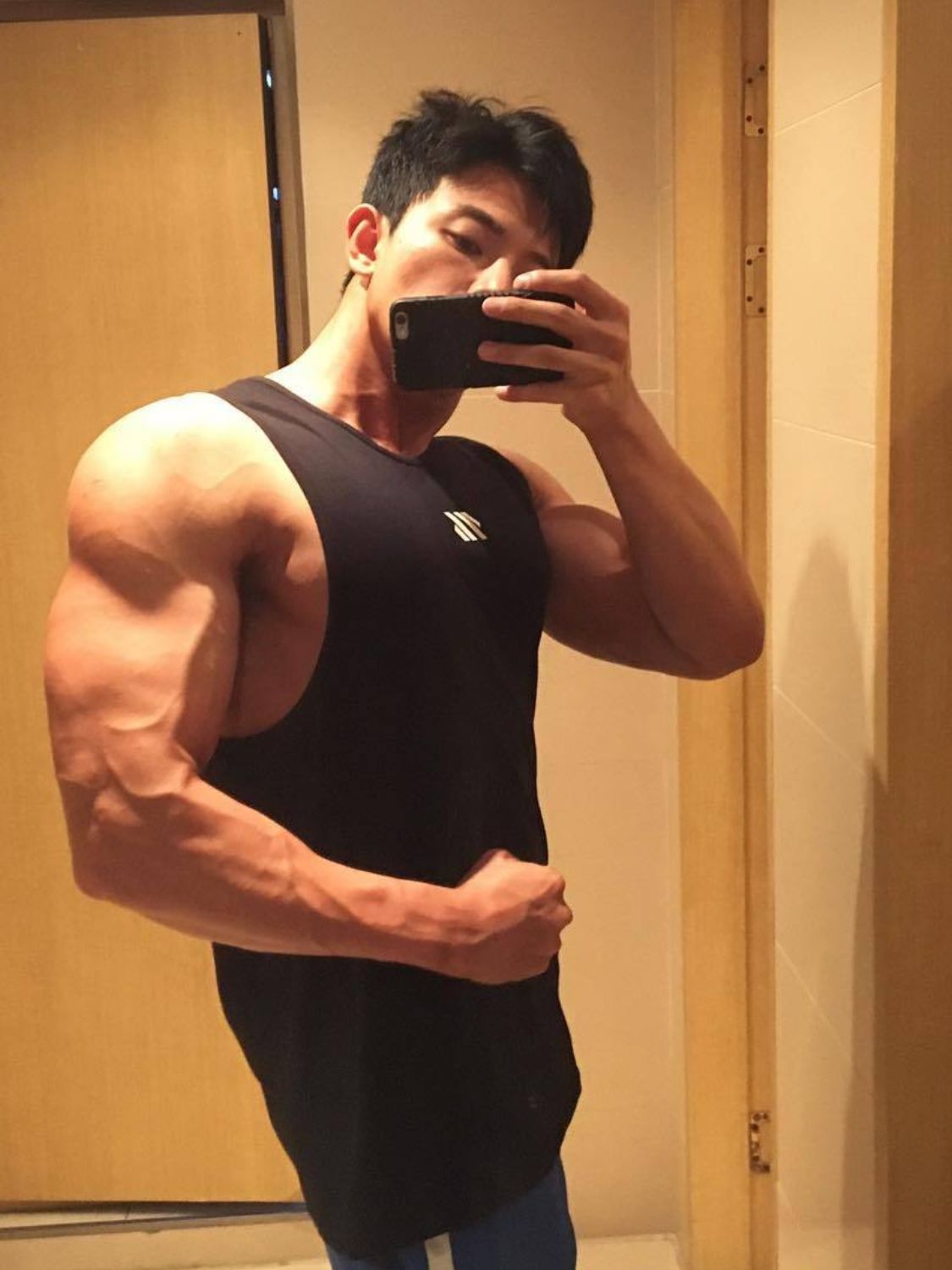 Men's Plus Size Round Neck Breathable Tank